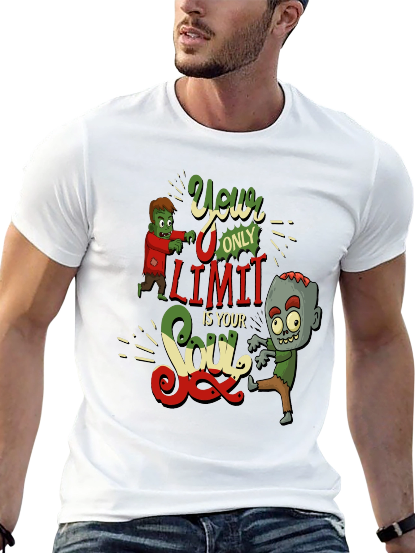 Zombie Soul Graphic Tee - Unleash Your Inner Undead!