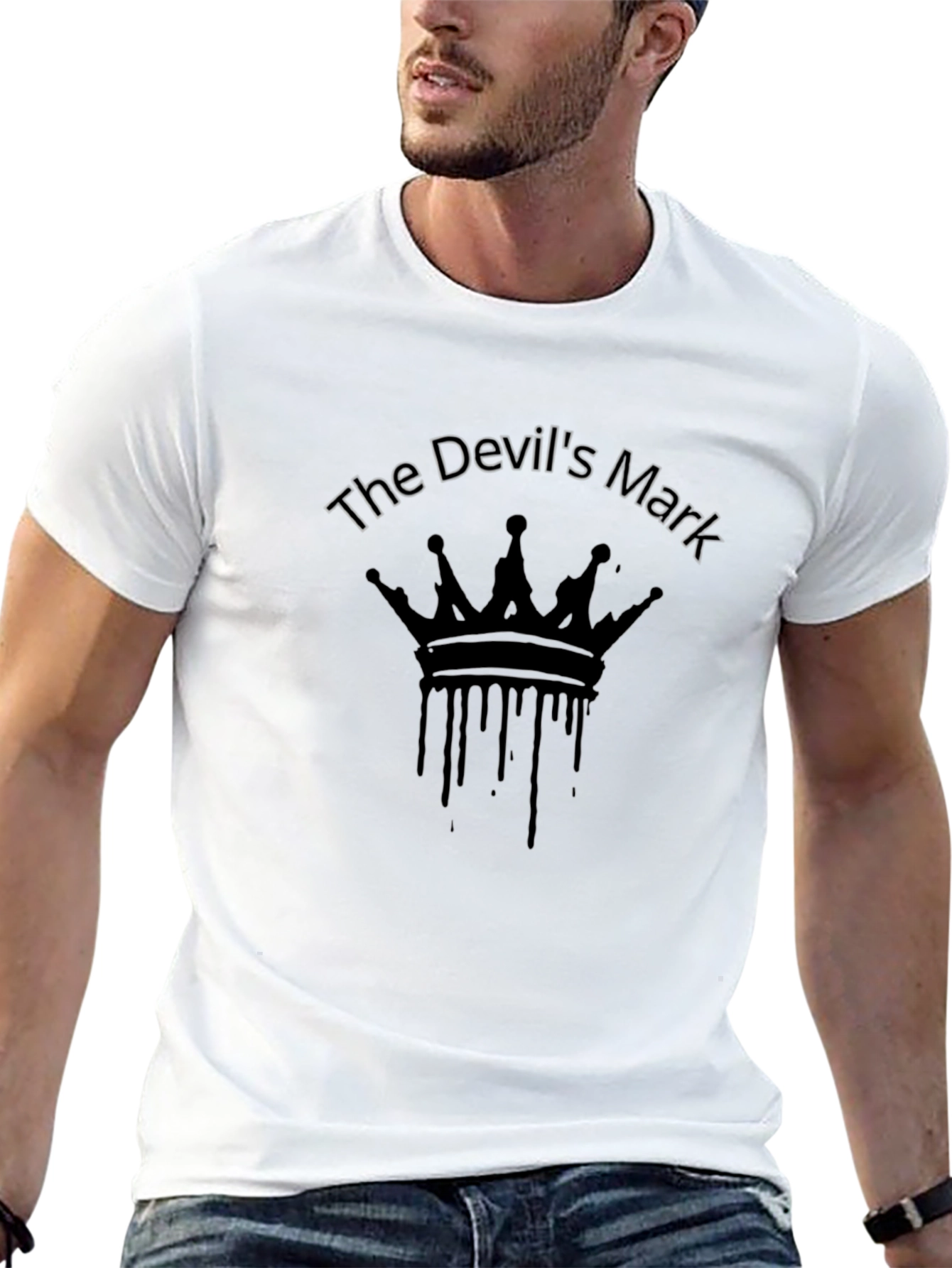 The Devils Mark Graphic T-Shirt - Black