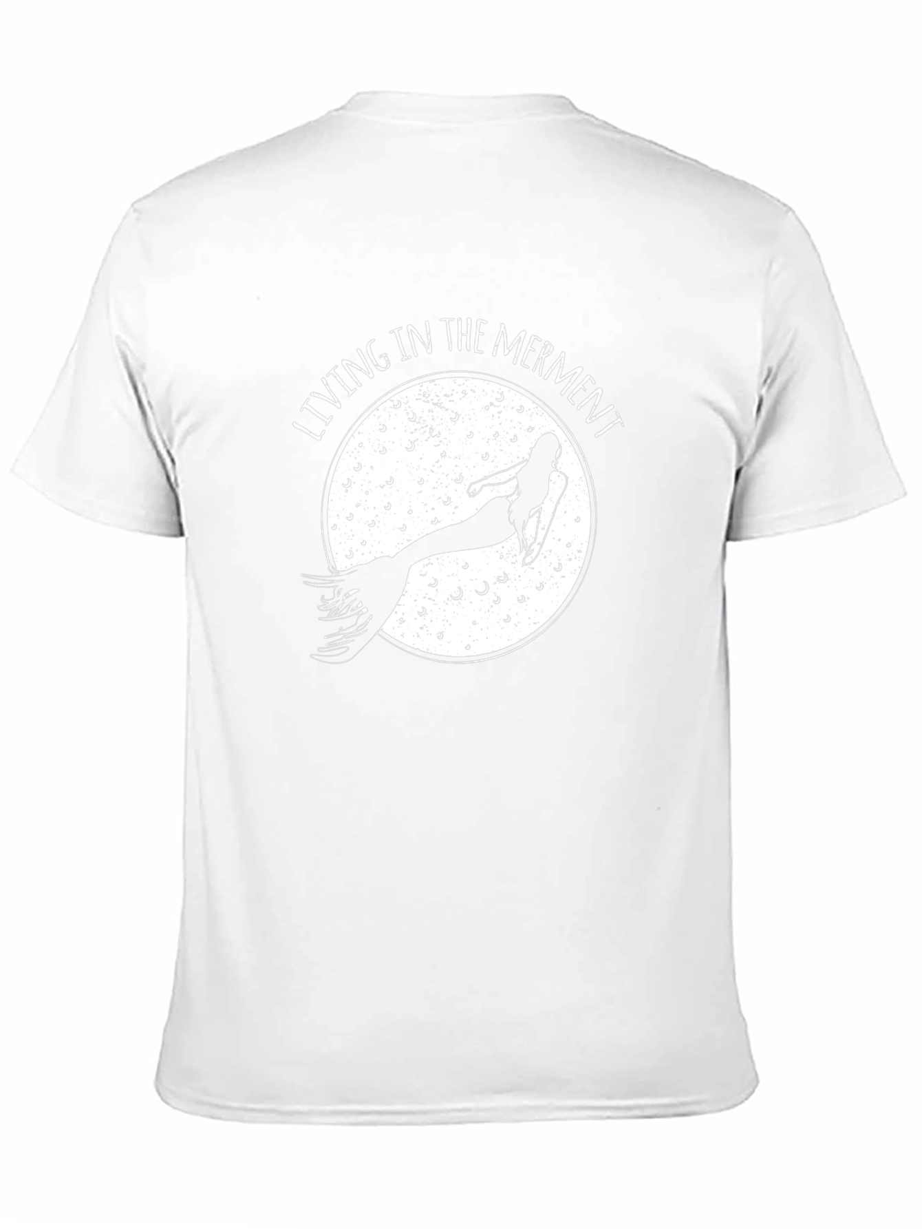 Living in the Merment Black T-Shirt