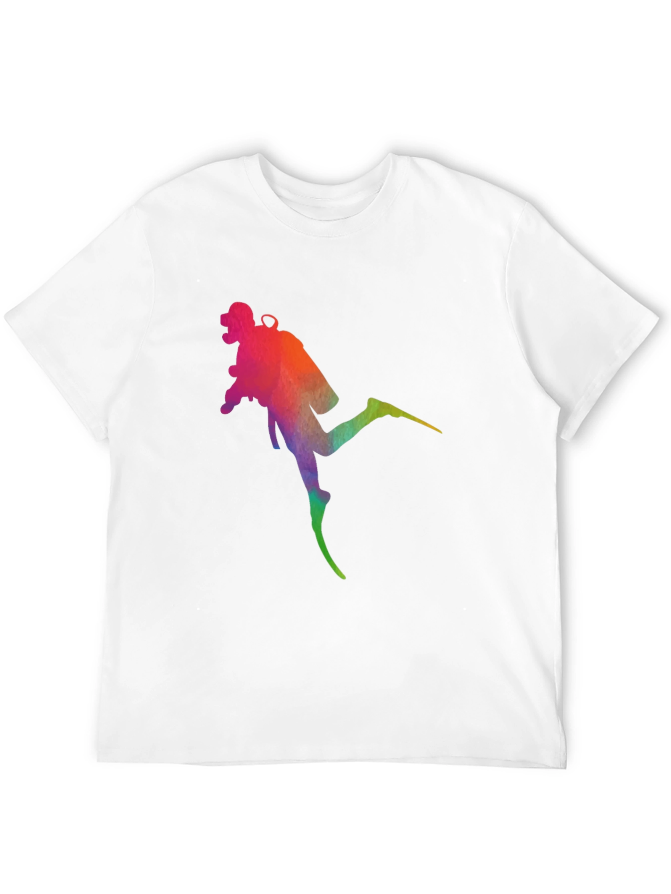Rainbow Diver Black T-Shirt