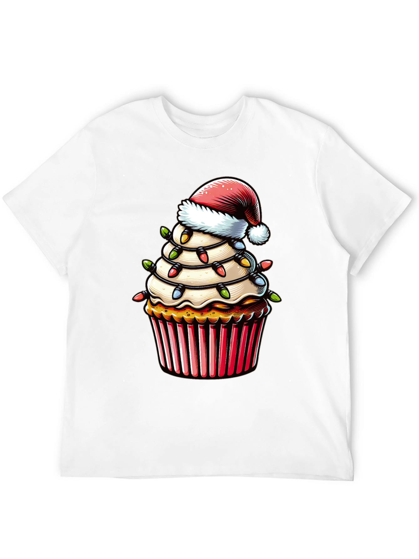 Festive Christmas Cupcake T-Shirt
