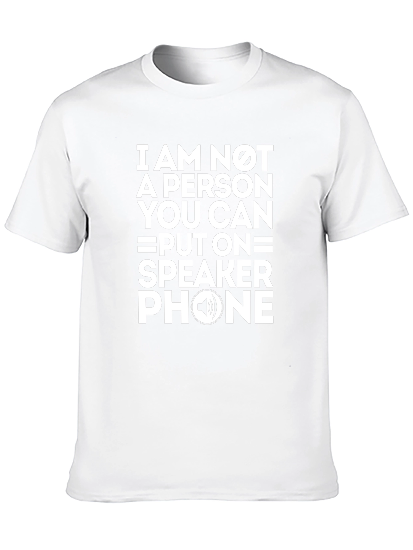 Speaker Phone T-Shirt - Funny Graphic Tee