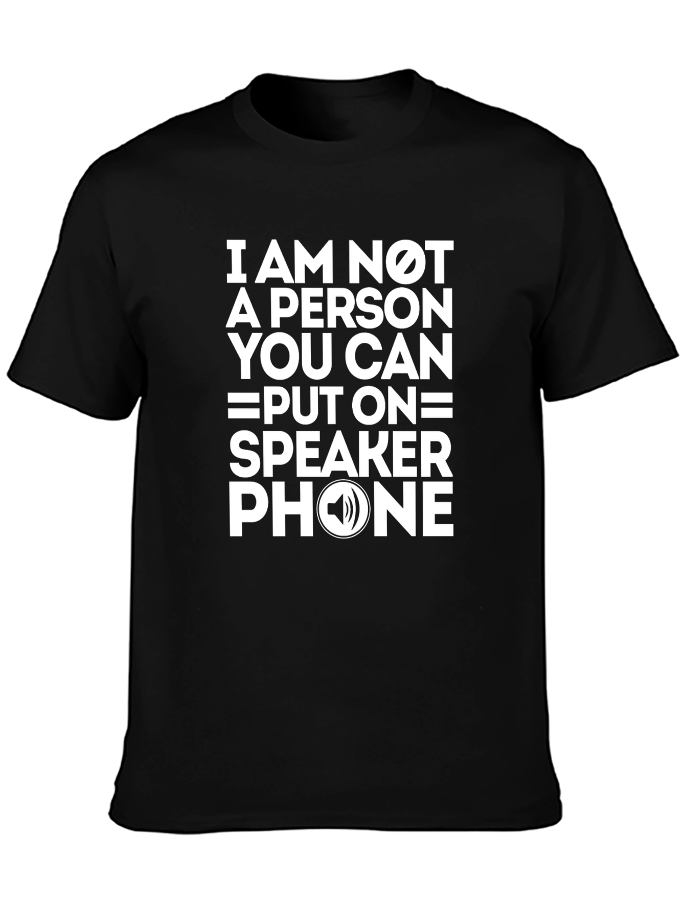 Speaker Phone T-Shirt - Funny Graphic Tee