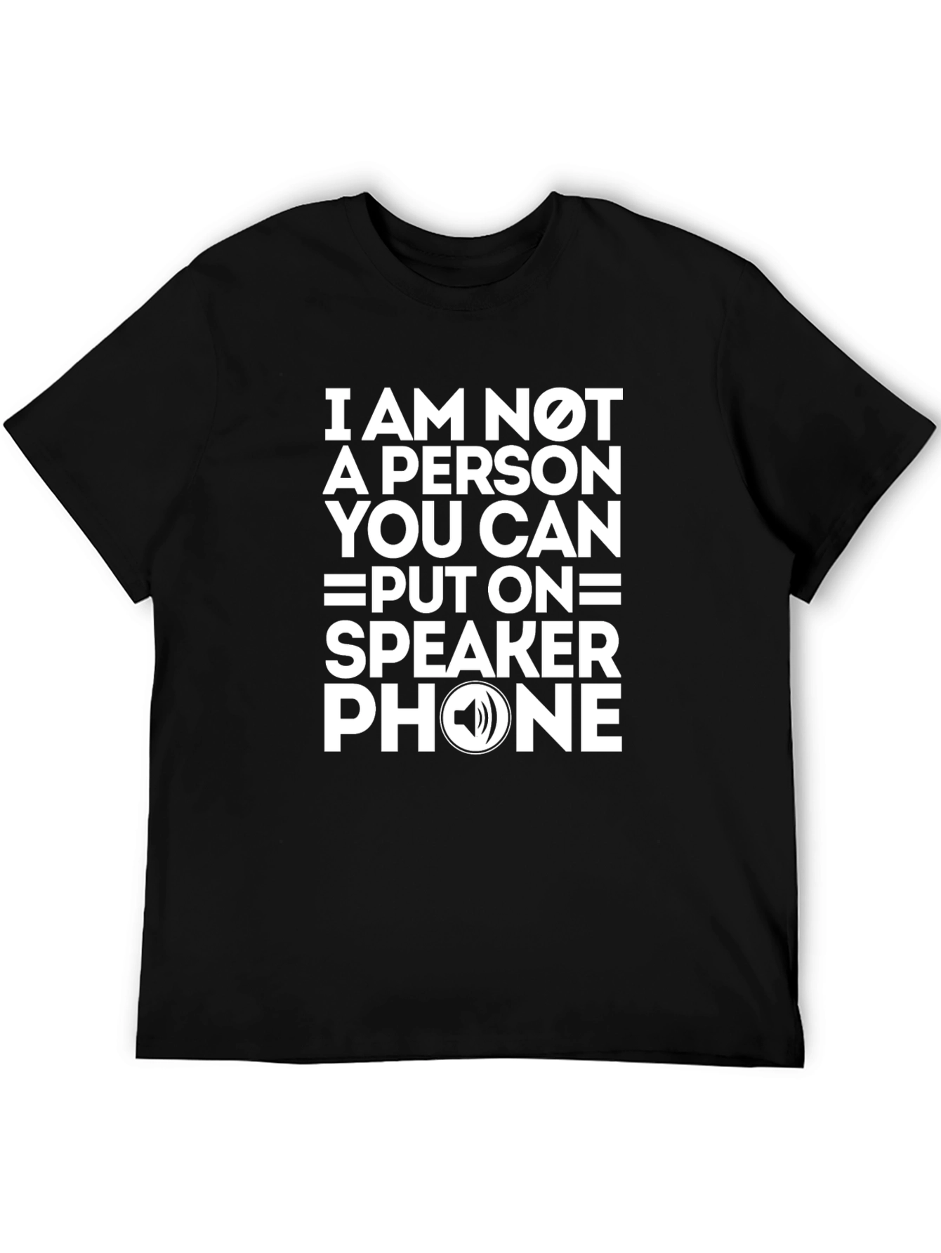 Speaker Phone T-Shirt - Funny Graphic Tee