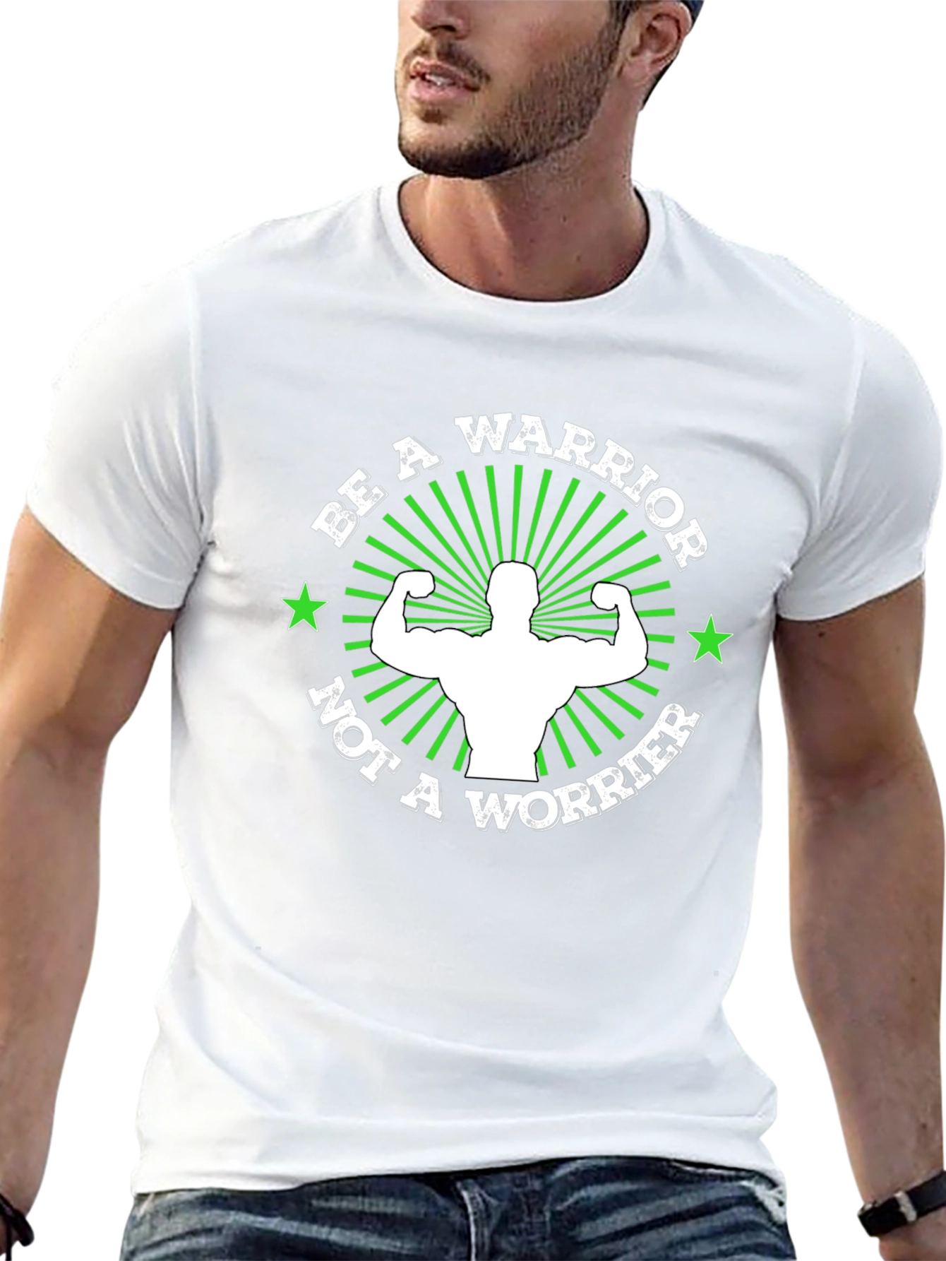 Be a Warrior T-Shirt - Motivational Fitness Tee