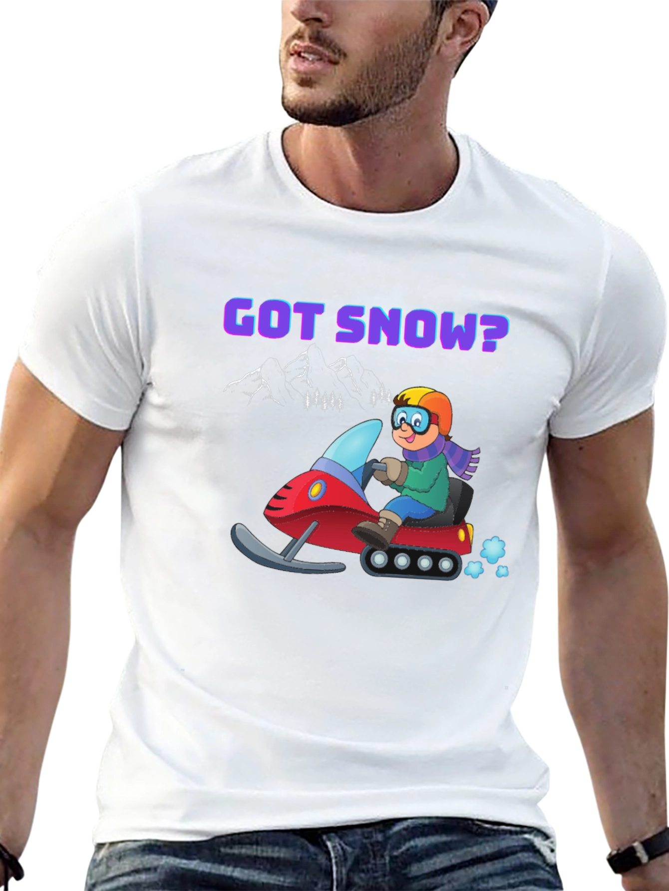 Got Snow? Black Graphic Tee
