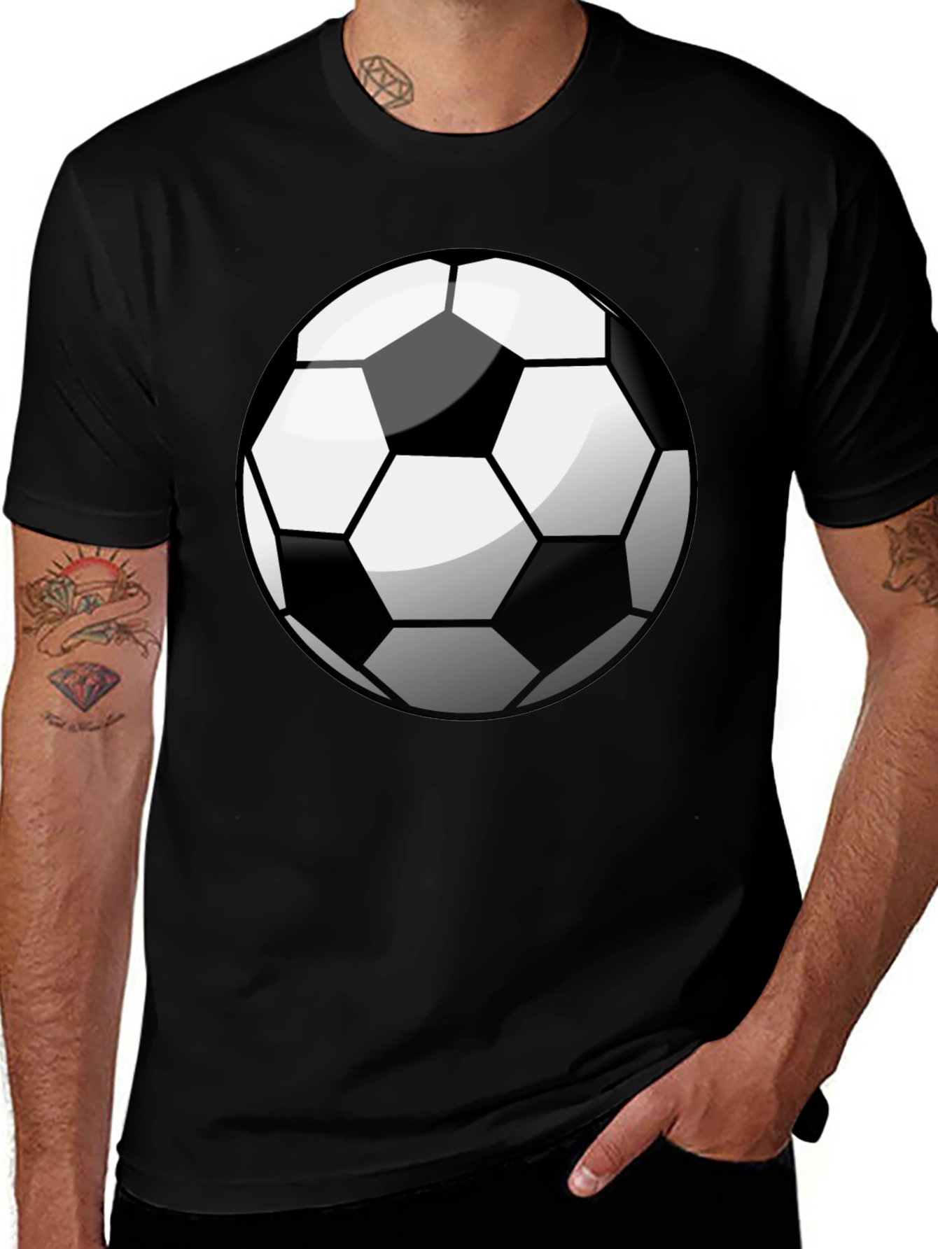 Soccer Ball Graphic T-Shirt