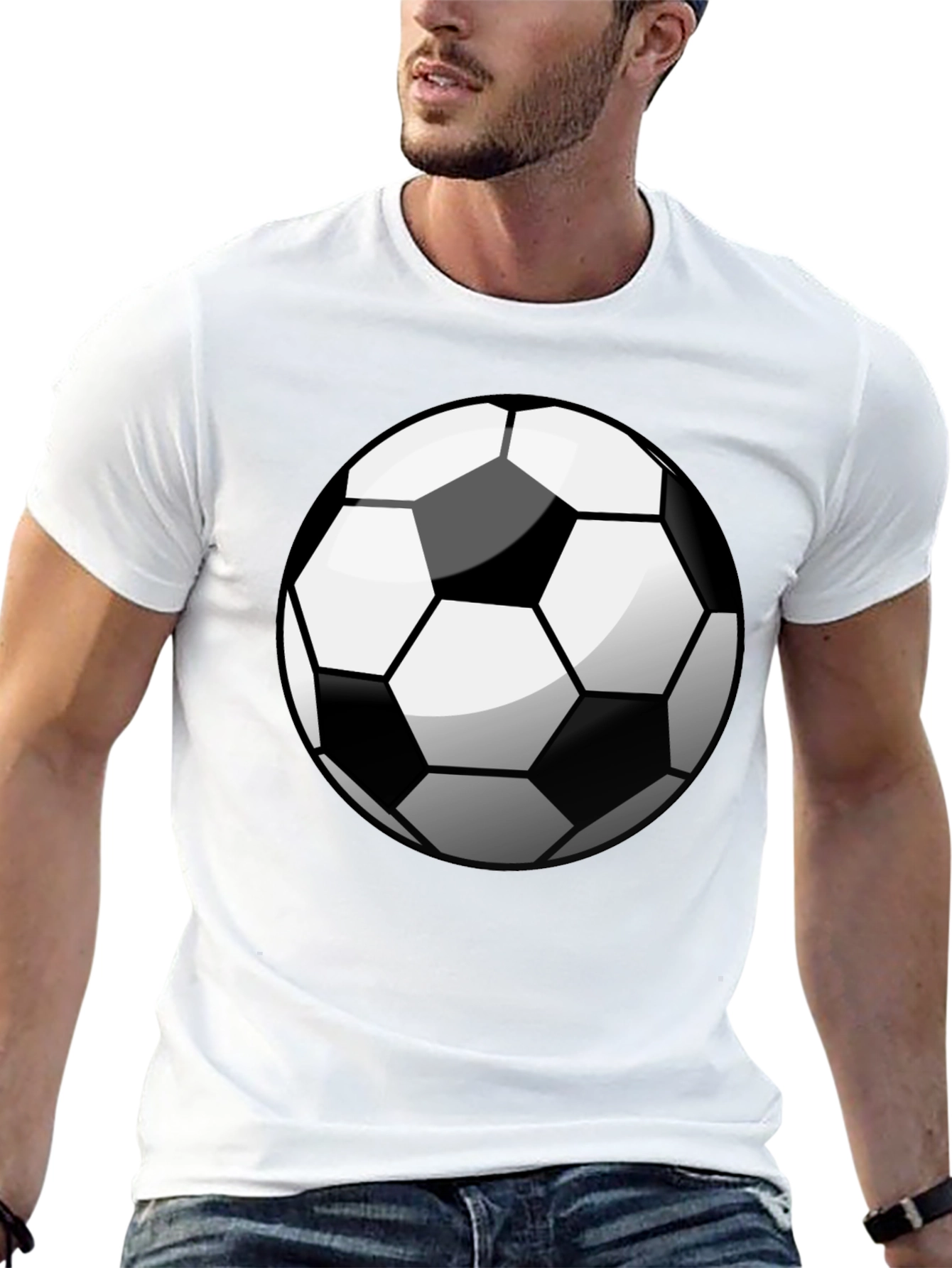 Soccer Ball Graphic T-Shirt