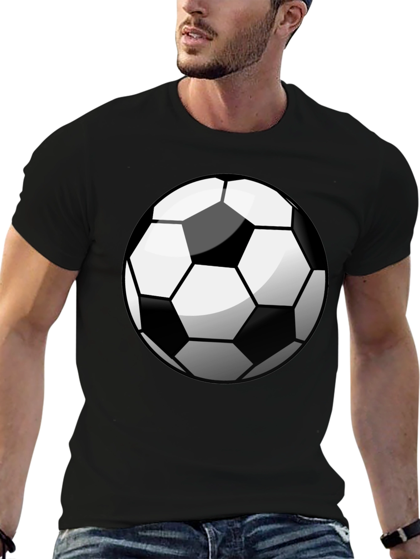 Soccer Ball Graphic T-Shirt
