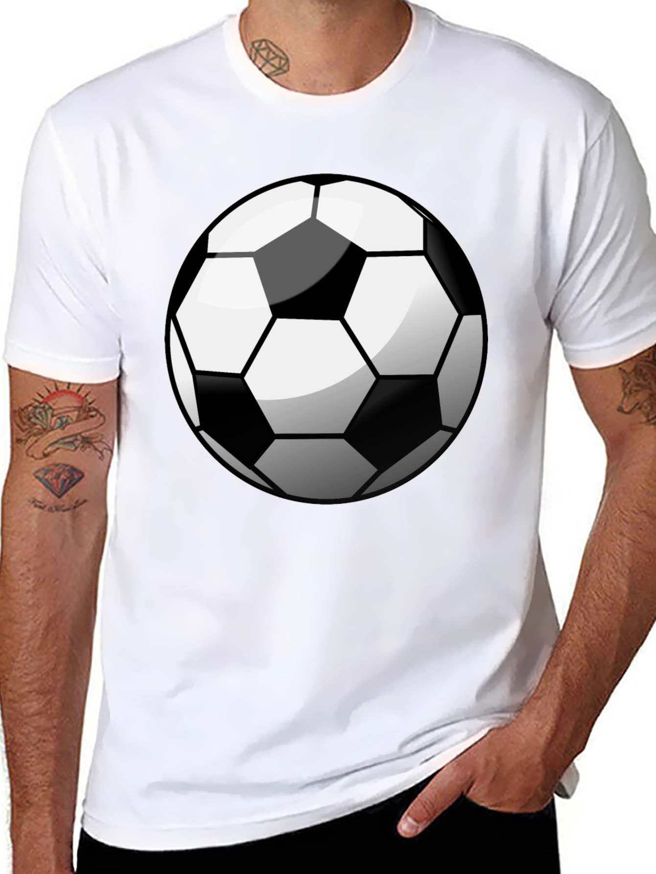 Soccer Ball Graphic T-Shirt