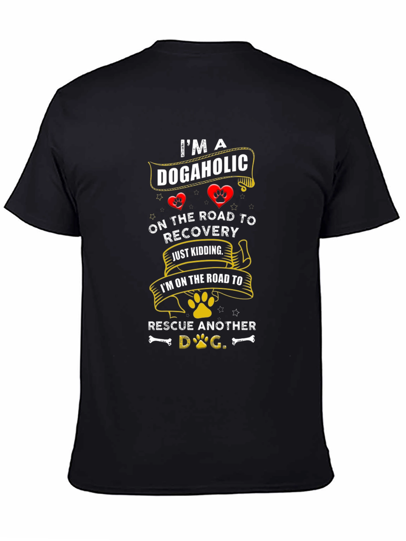 Dogaholic Rescue Dog T-Shirt