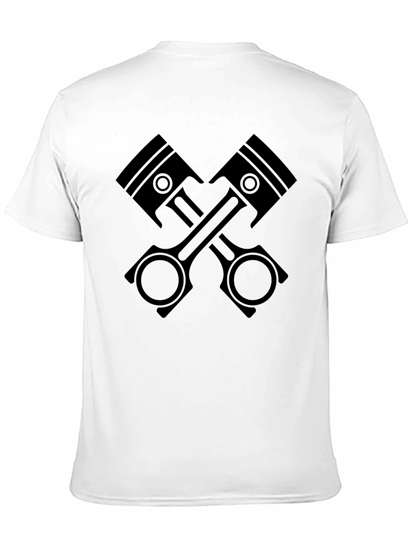 Piston Cross T-Shirt - Black Graphic Tee
