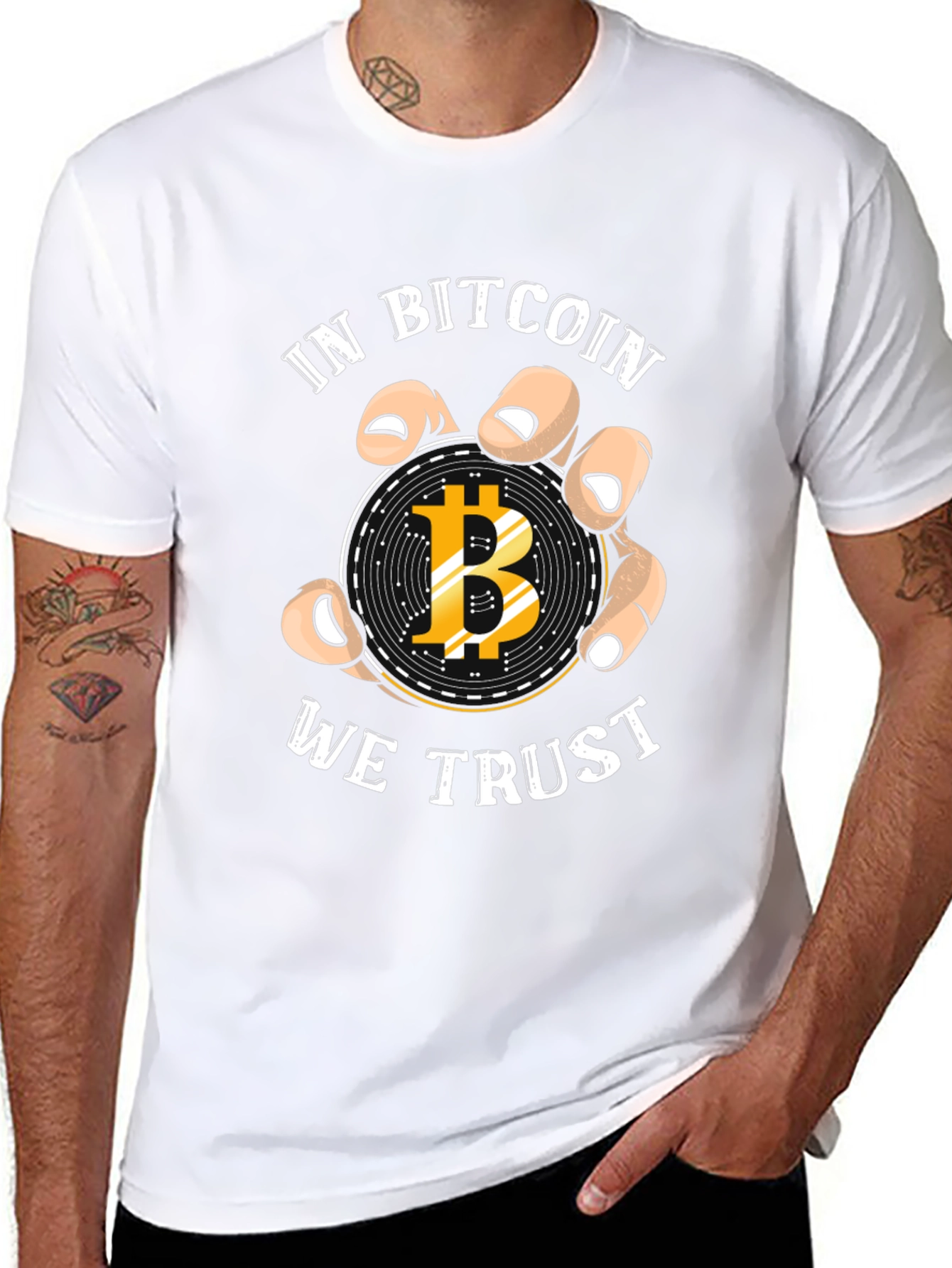 Bitcoin Trust T-Shirt Crypto Currency BTC