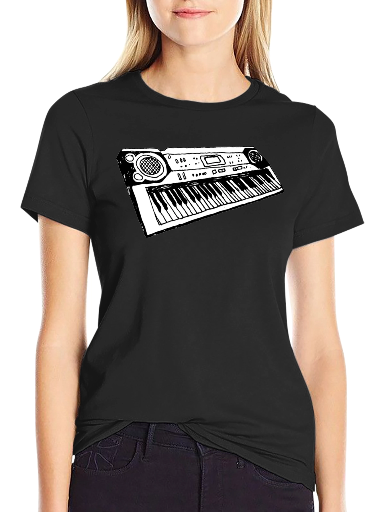 Keyboard T-Shirt: Musicians Graphic Tee