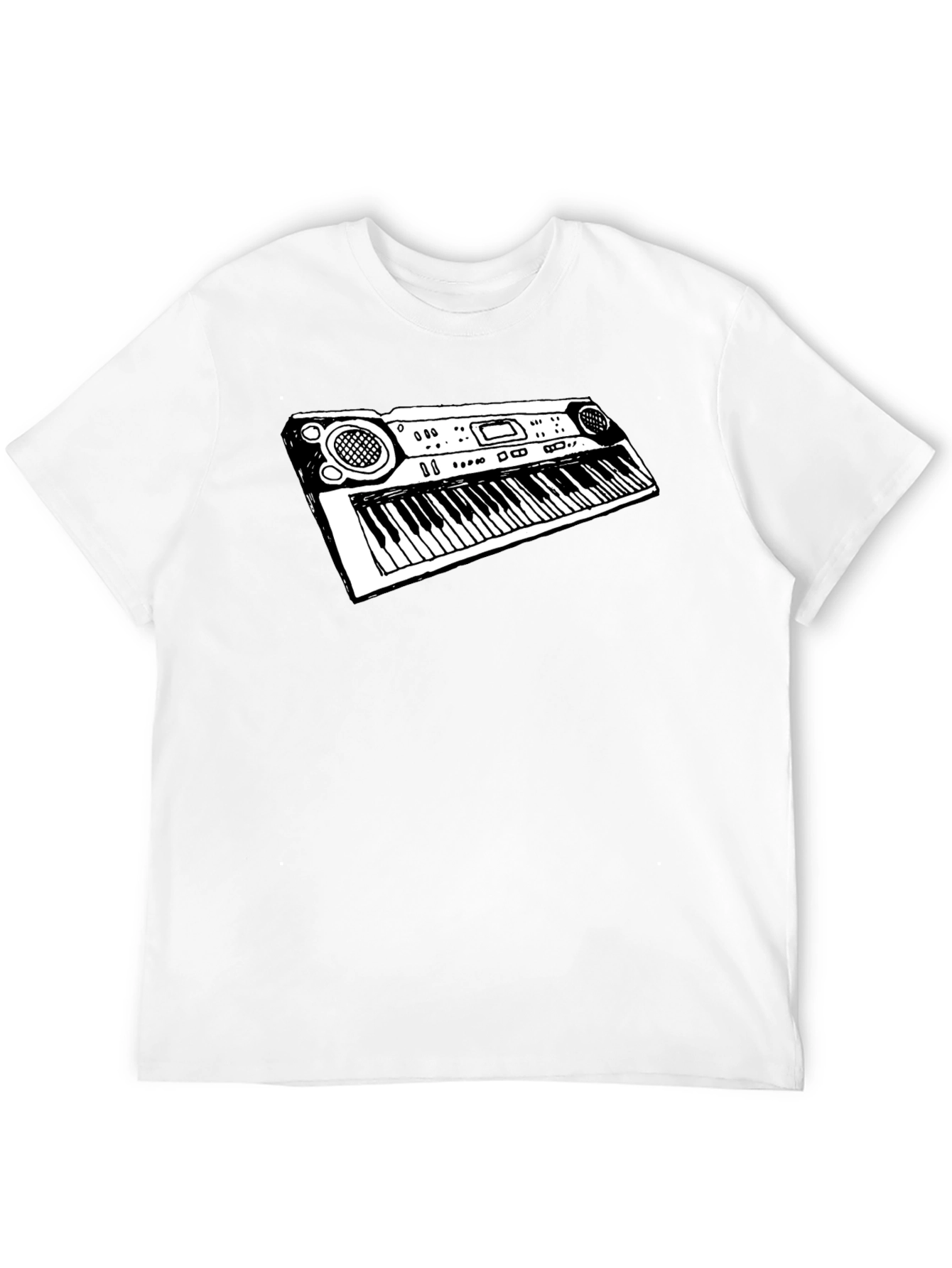 Keyboard T-Shirt: Musicians Graphic Tee