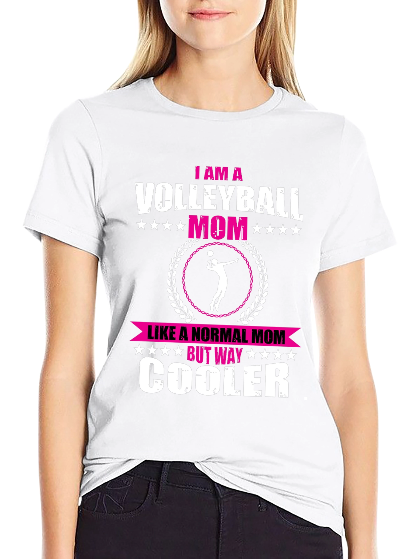 Volleyball Mom Graphic Tee - Unique & Cool