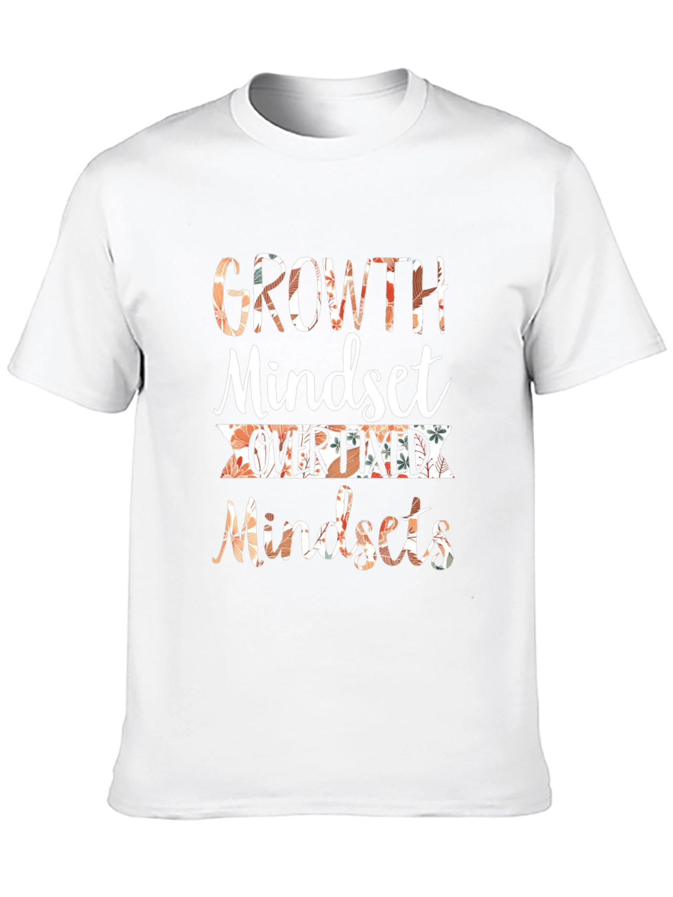 Growth Mindset Graphic T-Shirt Motivational Tee