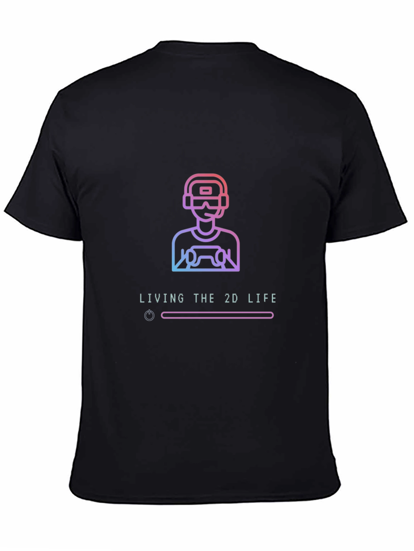 Living the 2D Life Graphic T-Shirt