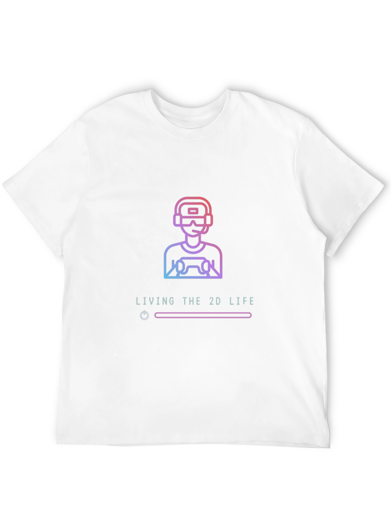 Living the 2D Life Graphic T-Shirt