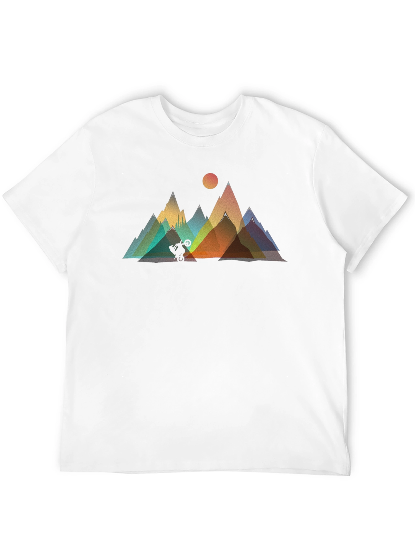 Mountain Biker Graphic Tee - Black