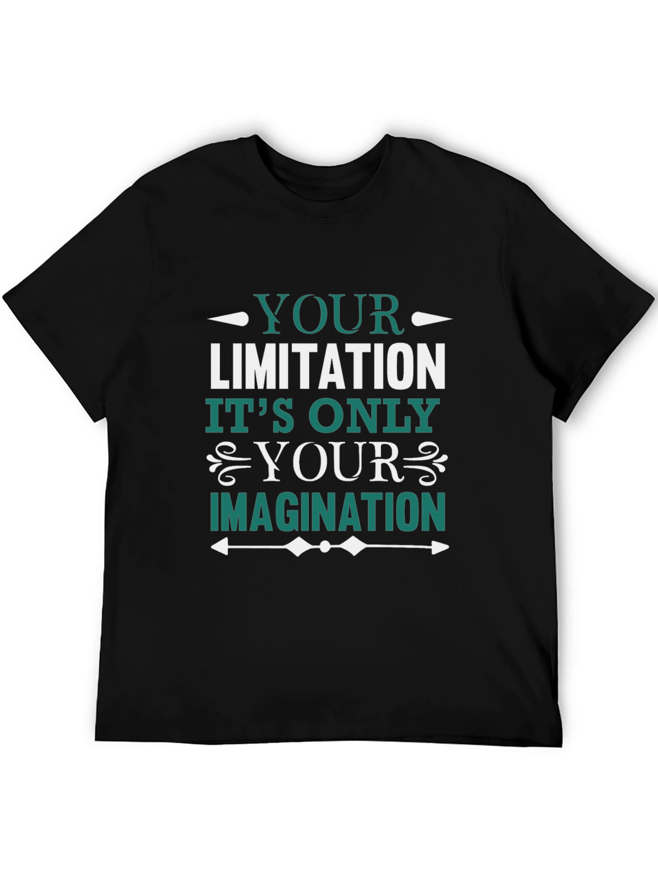 Motivational T-Shirt: Your Limitation is Your Imagination