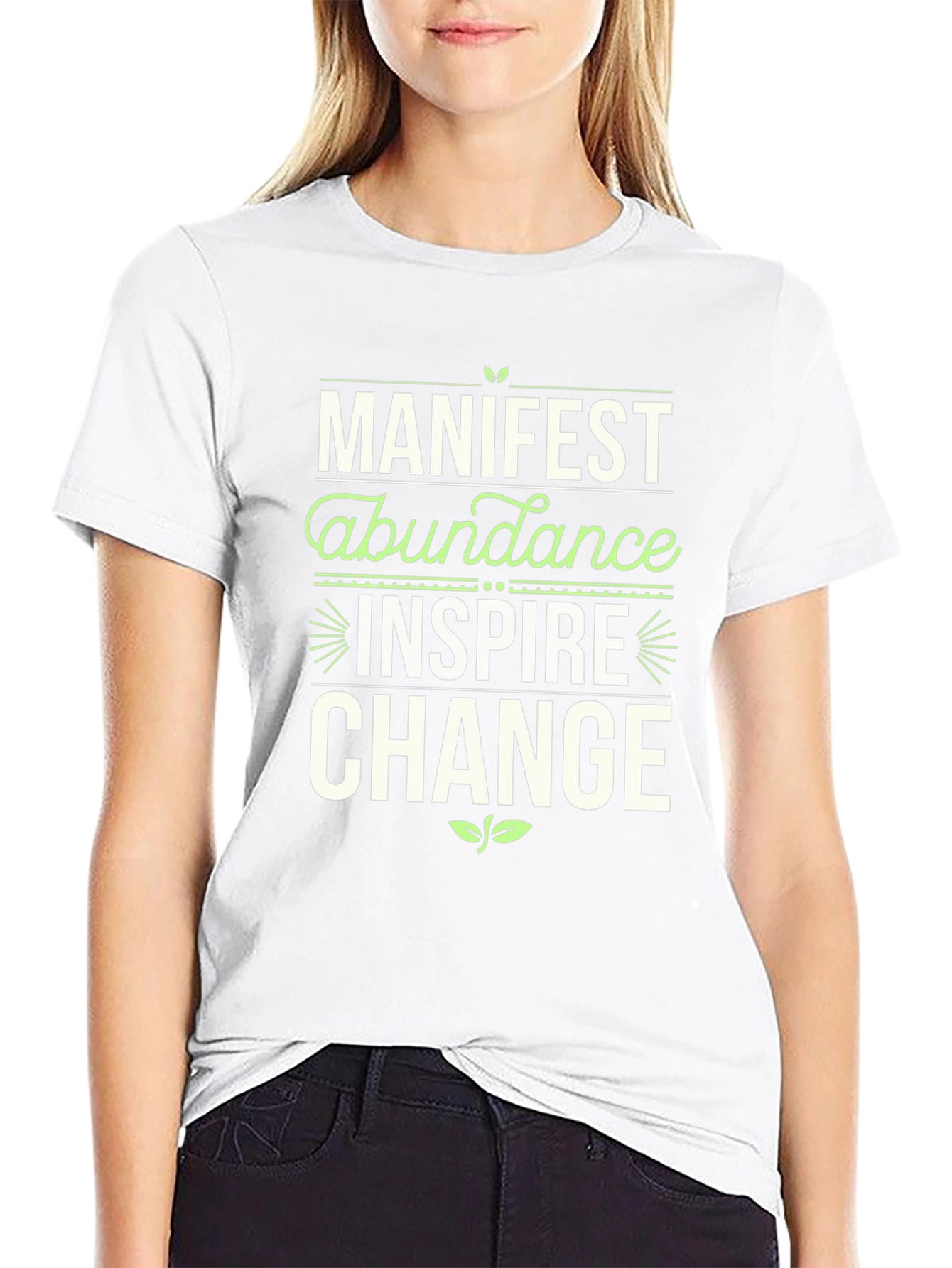 Manifest Abundance Graphic T-Shirt - Inspire Change!