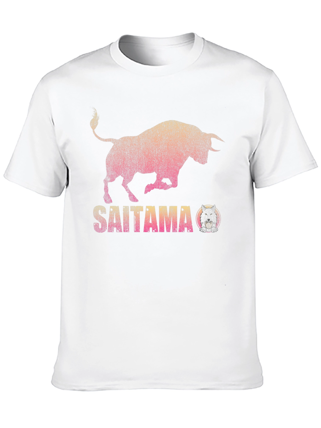 Saitama Bull Graphic Tee - Stylish Black T-Shirt