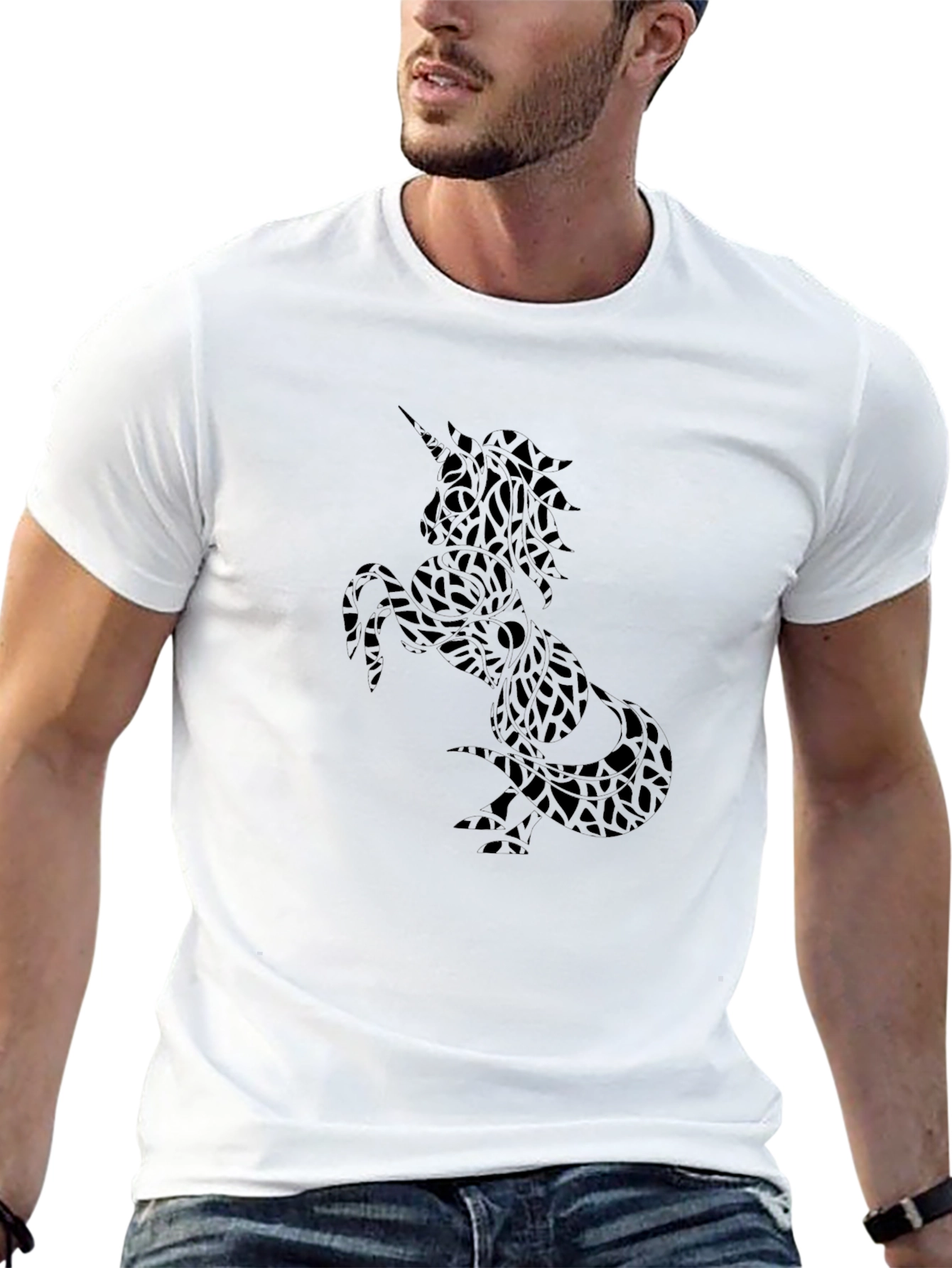 Unicorn Graphic Print T-Shirt
