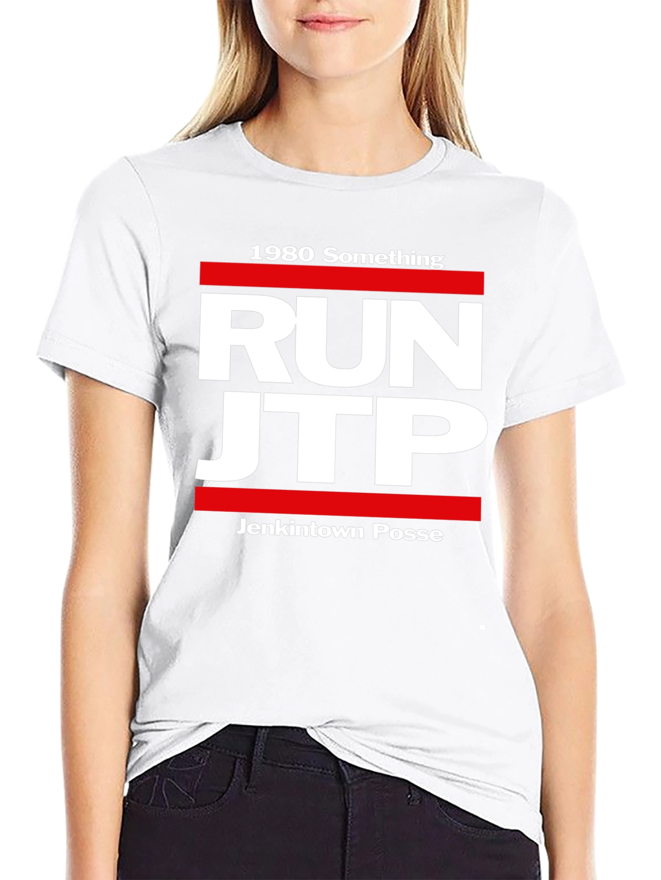 1980 Something Run JTP Black T-Shirt