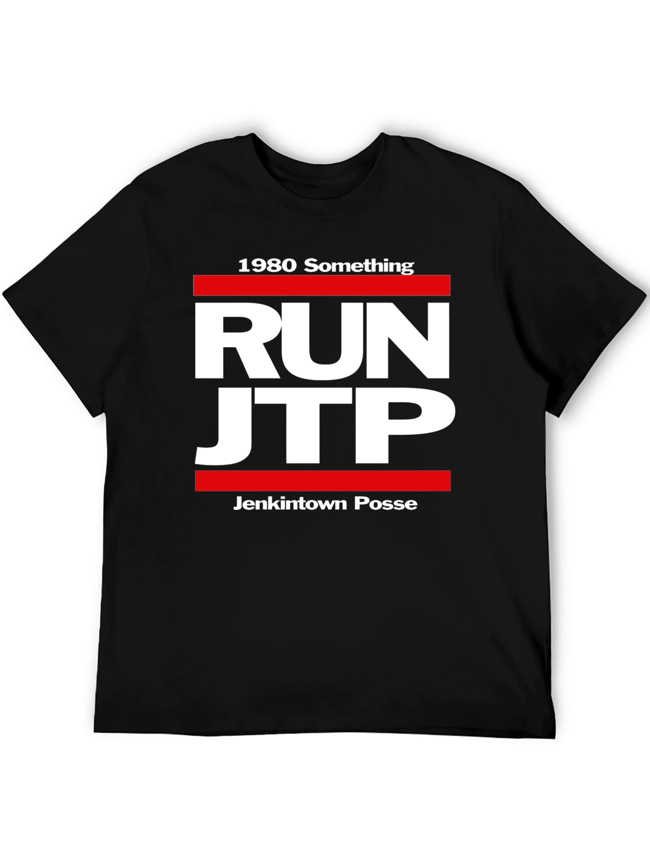 1980 Something Run JTP Black T-Shirt
