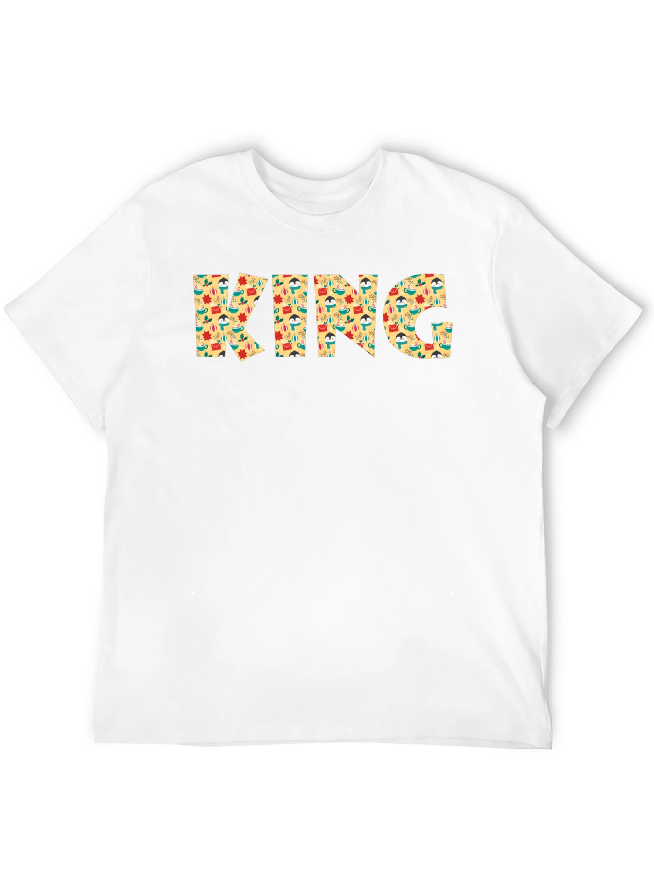 King Patterned Graphic Mens T-Shirt