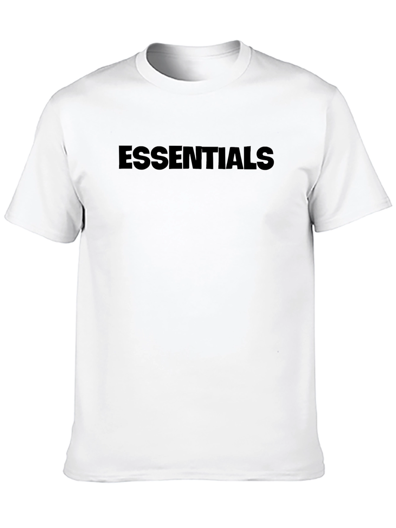 Essentials Black Crew Neck T-Shirt
