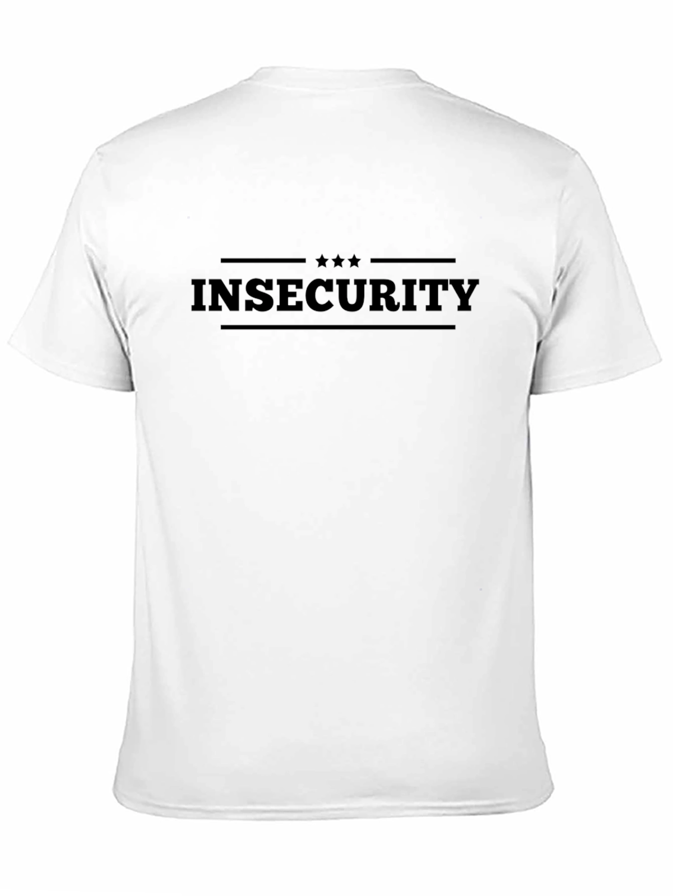 Insecurity Graphic Tee - Bold Statement Shirt