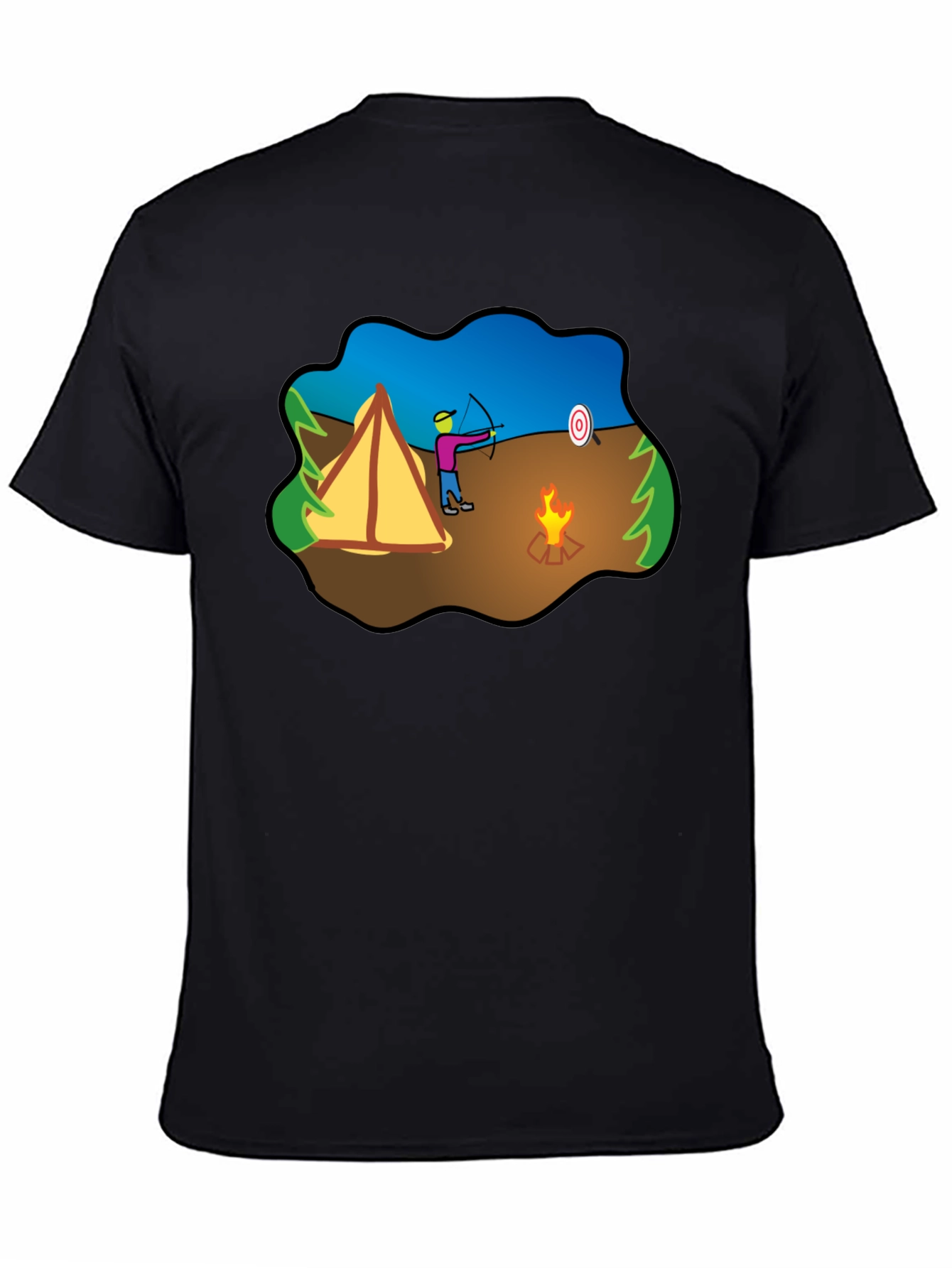 Archery Camping Graphic T-Shirt