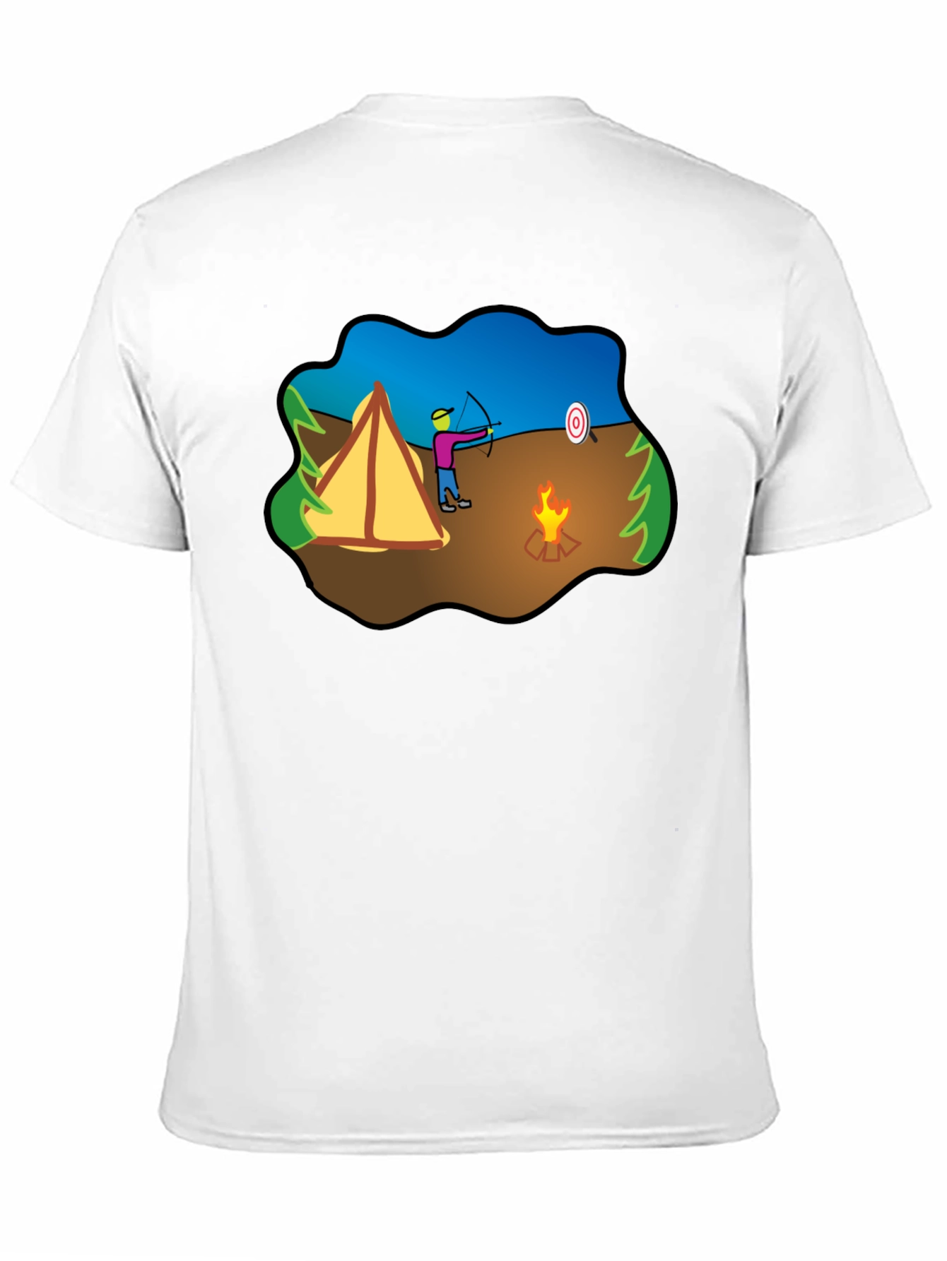 Archery Camping Graphic T-Shirt