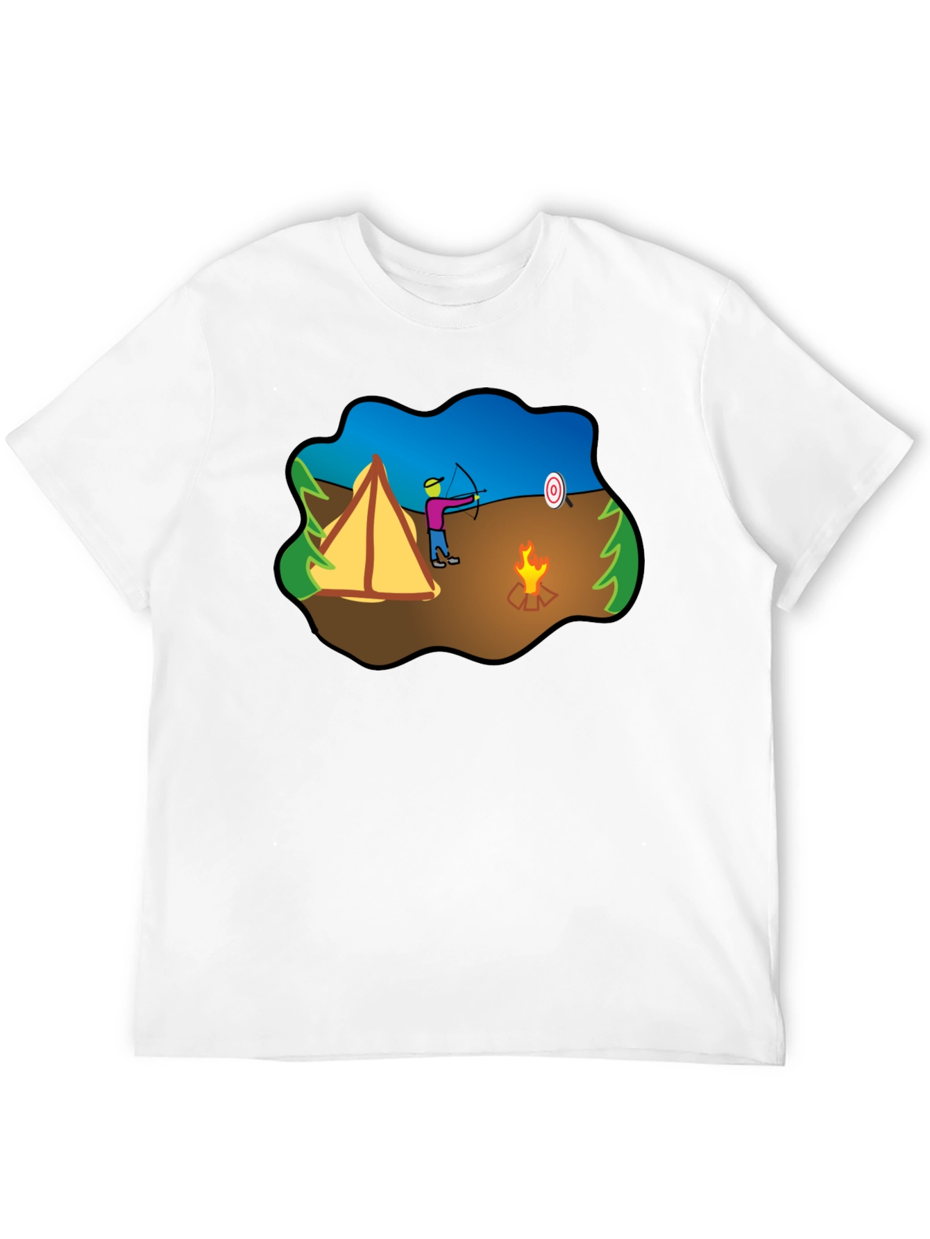 Archery Camping Graphic T-Shirt