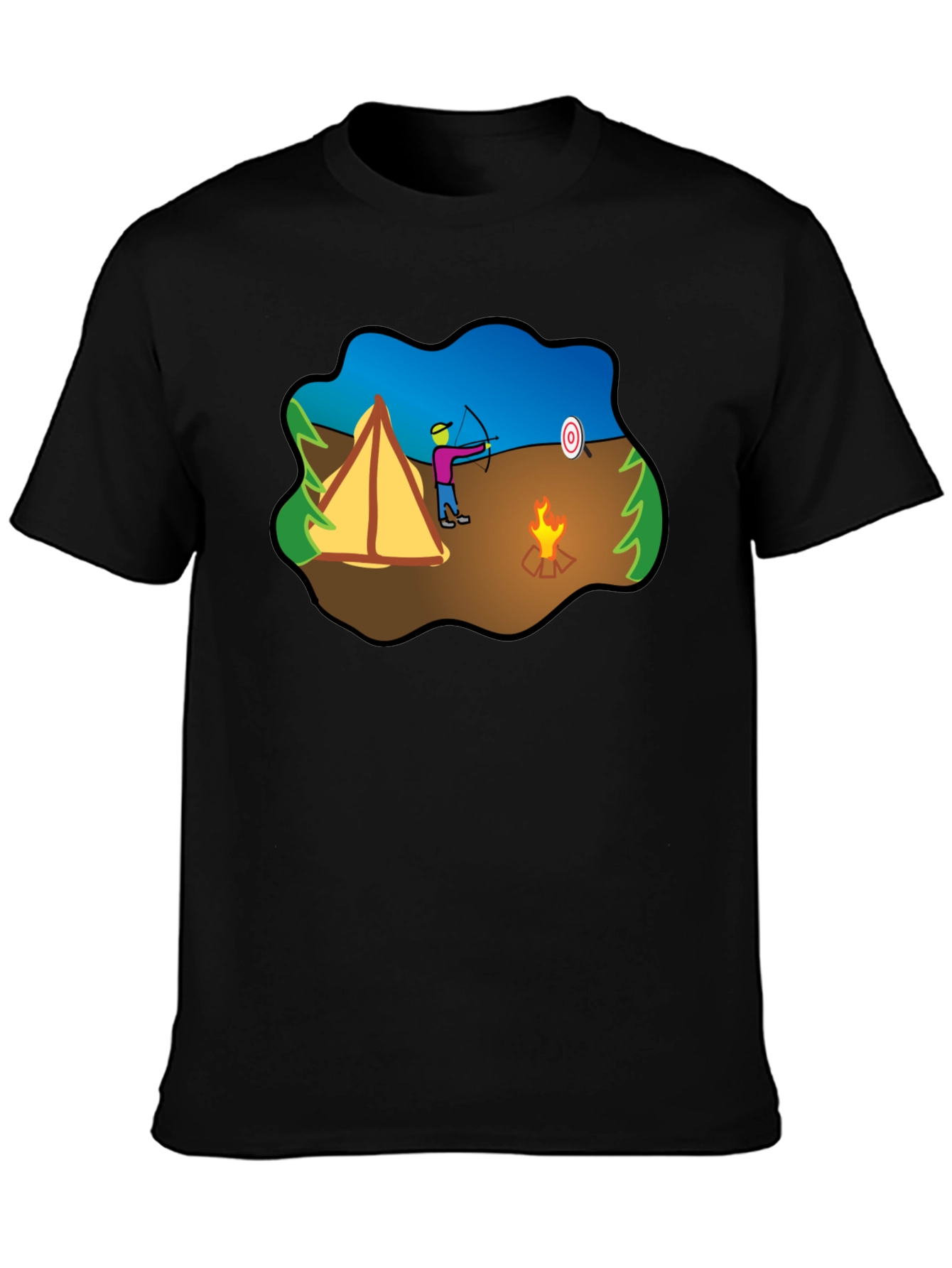 Archery Camping Graphic T-Shirt