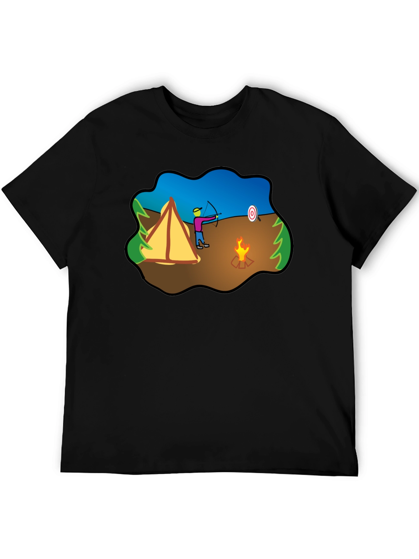 Archery Camping Graphic T-Shirt