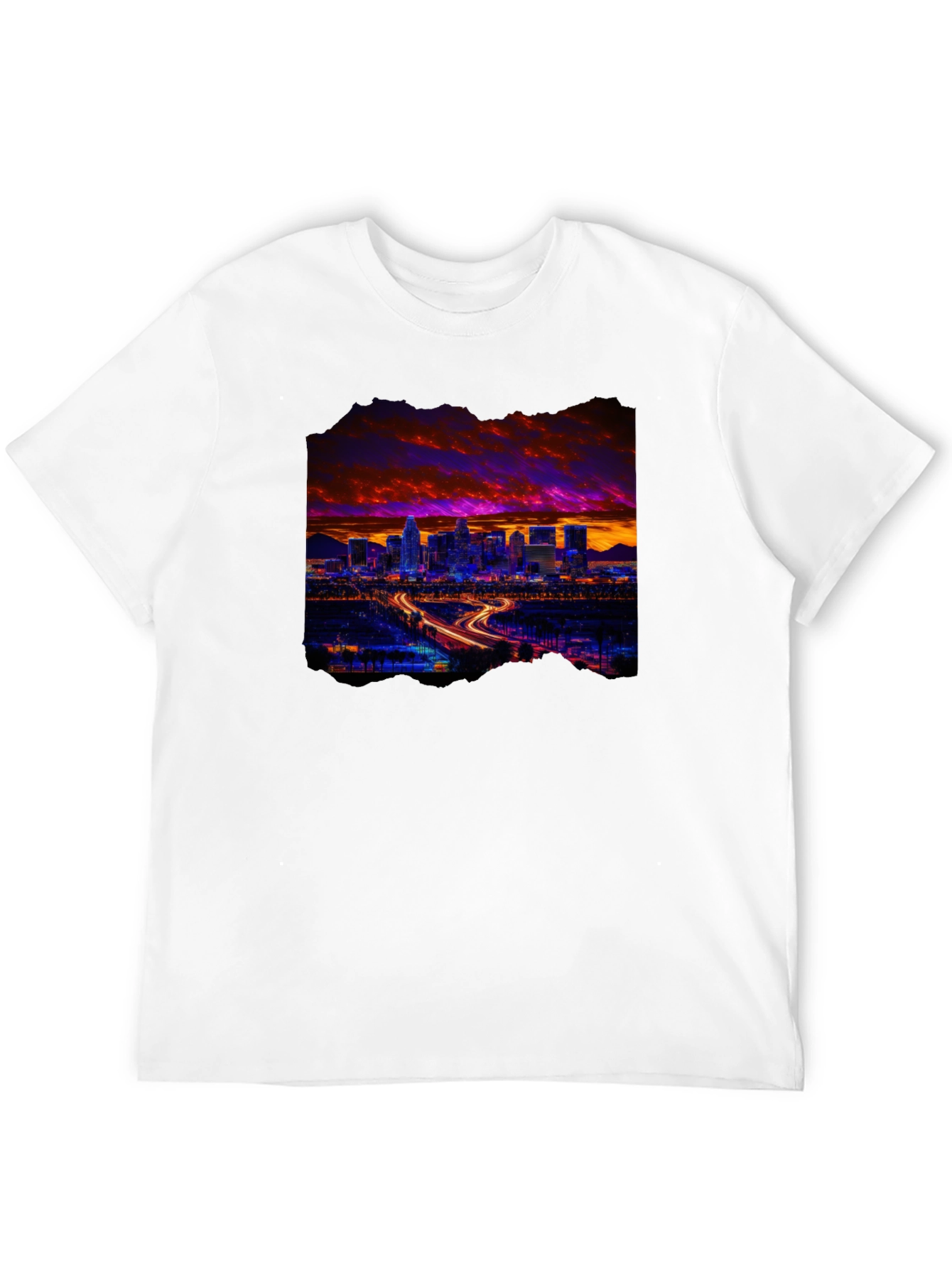 Cityscape Graphic Tee - Urban Style