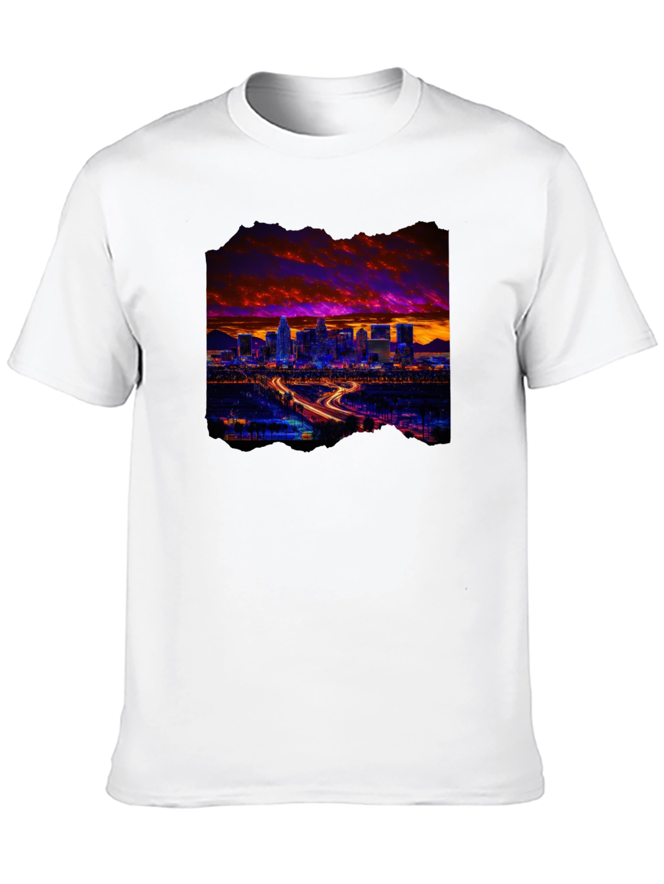 Cityscape Graphic Tee - Urban Style