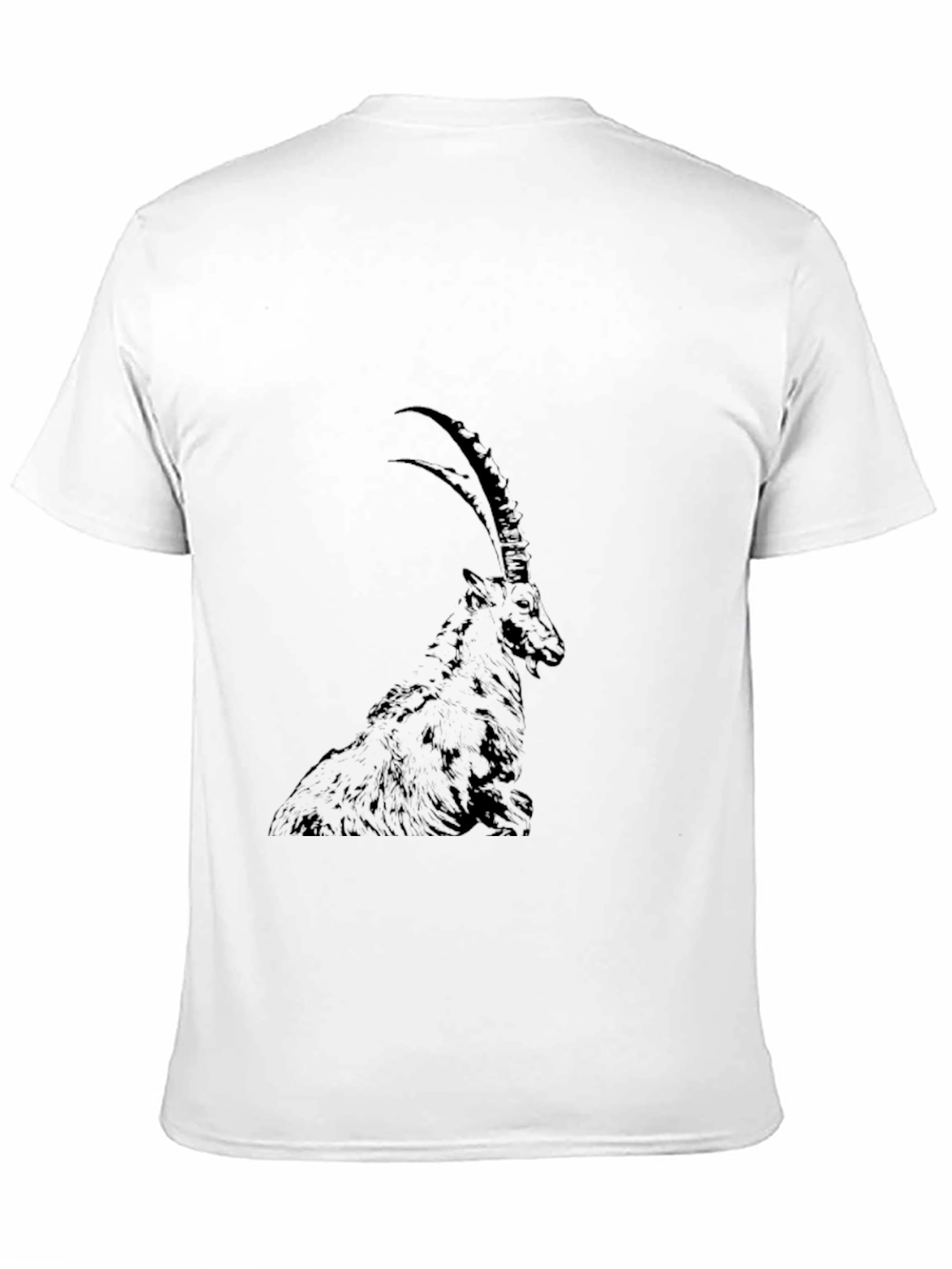 Ibex Graphic Tee - Black Cotton Blend