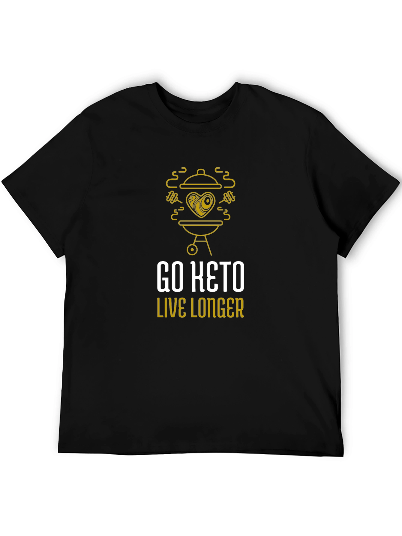 Go Keto Live Longer Graphic T-Shirt
