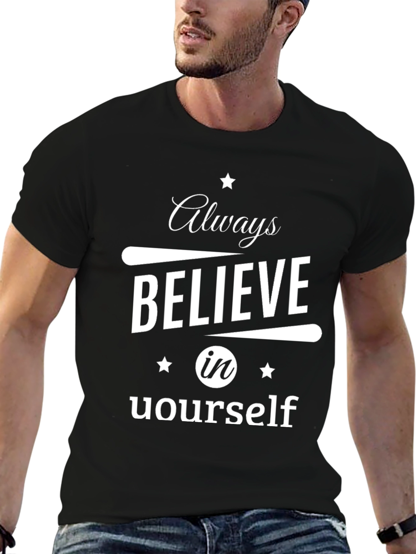Always Believe in Yourself Black T-Shirt