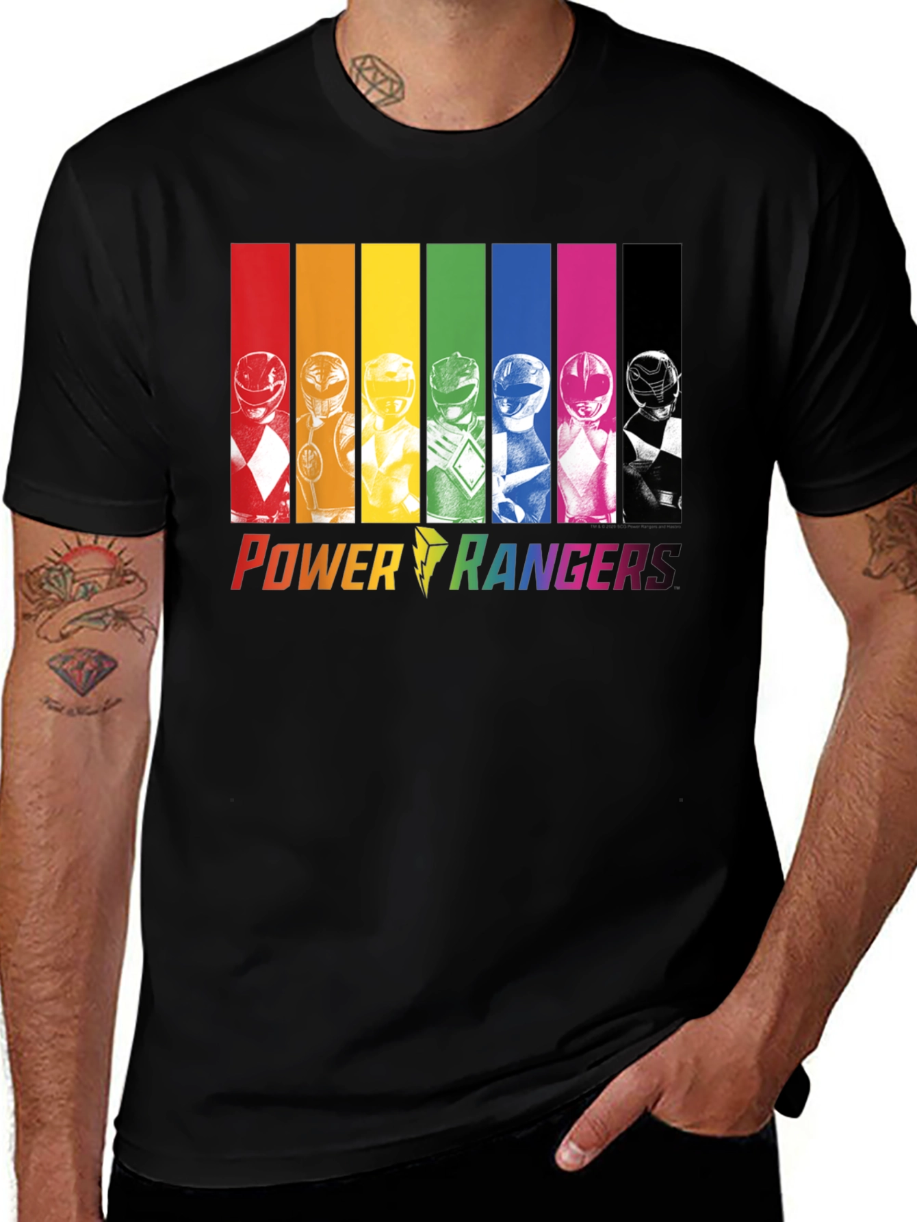 Power Rangers Retro Pride T-Shirt