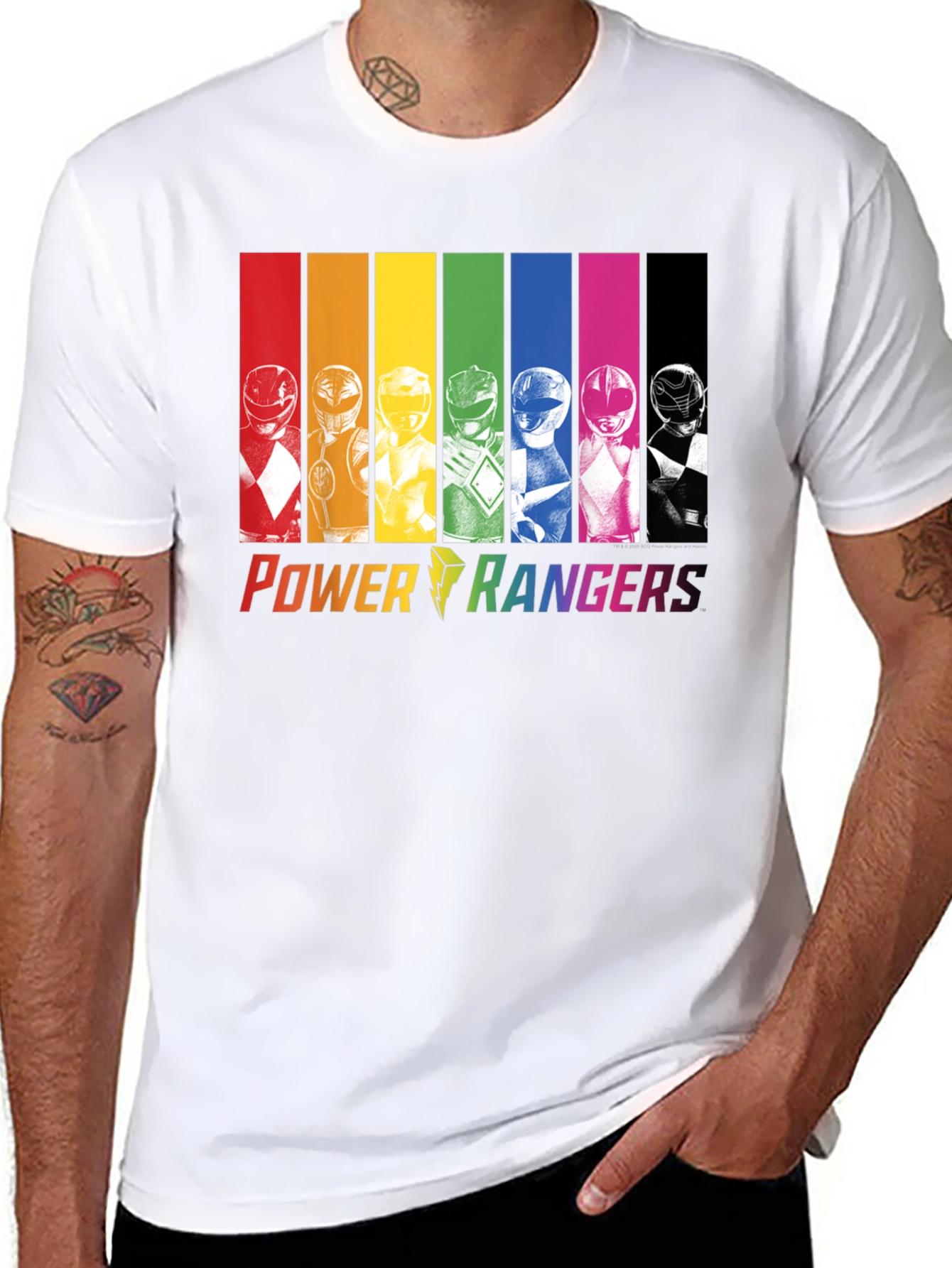 Power Rangers Retro Pride T-Shirt