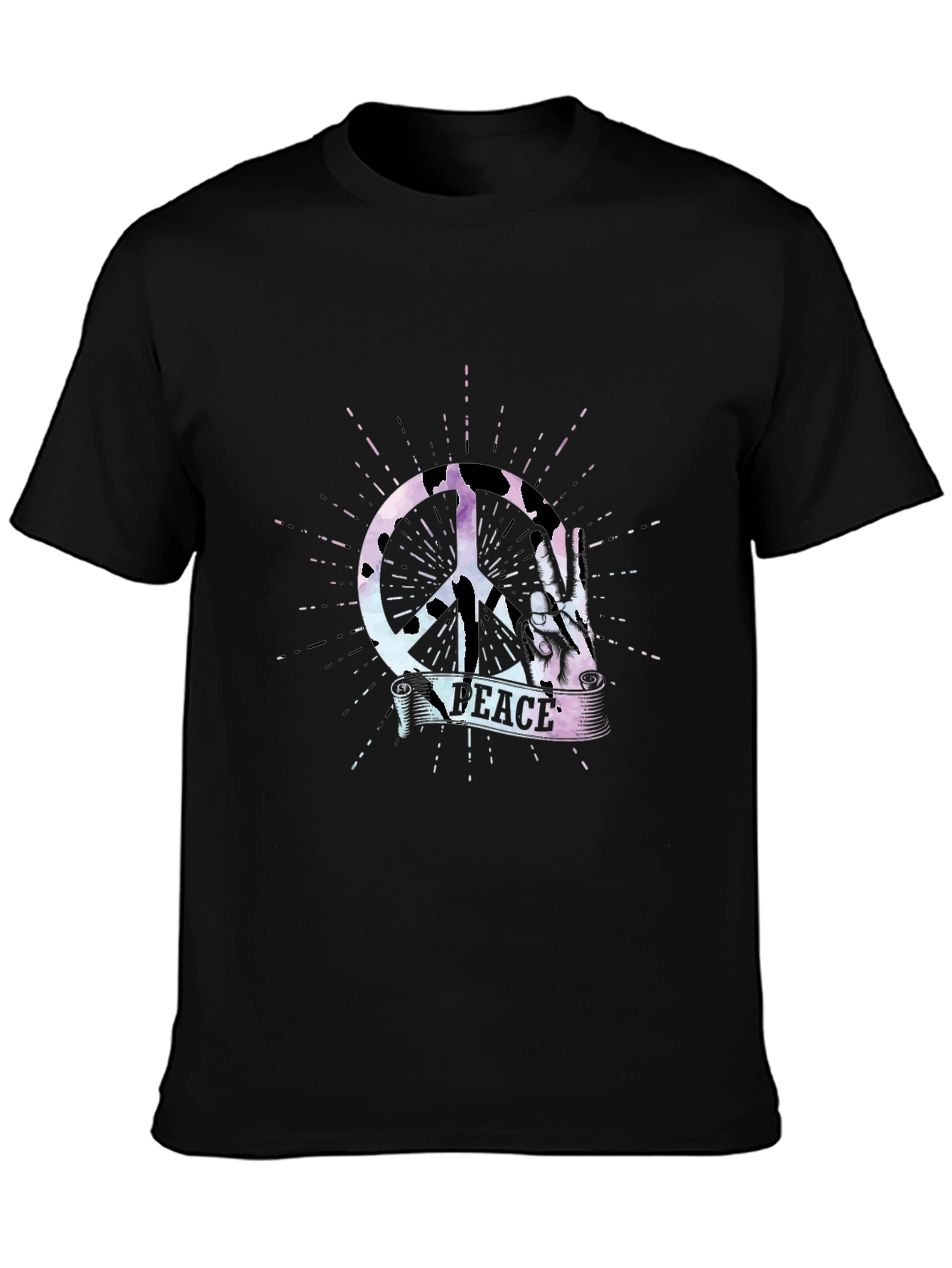 Peace Sign Graphic T-Shirt - Stylish Mens Tee
