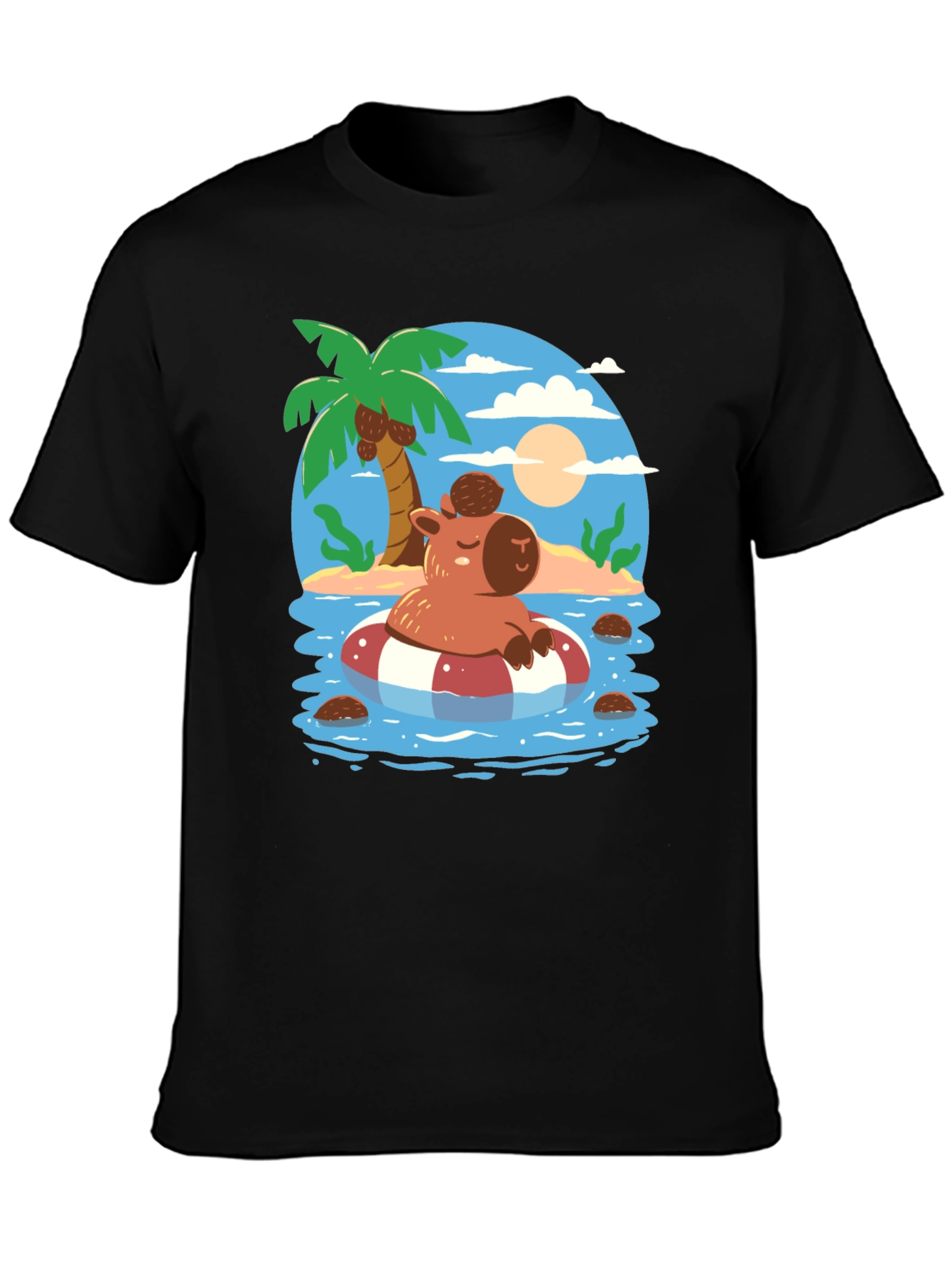 Relaxed Capybara Summer T-Shirt