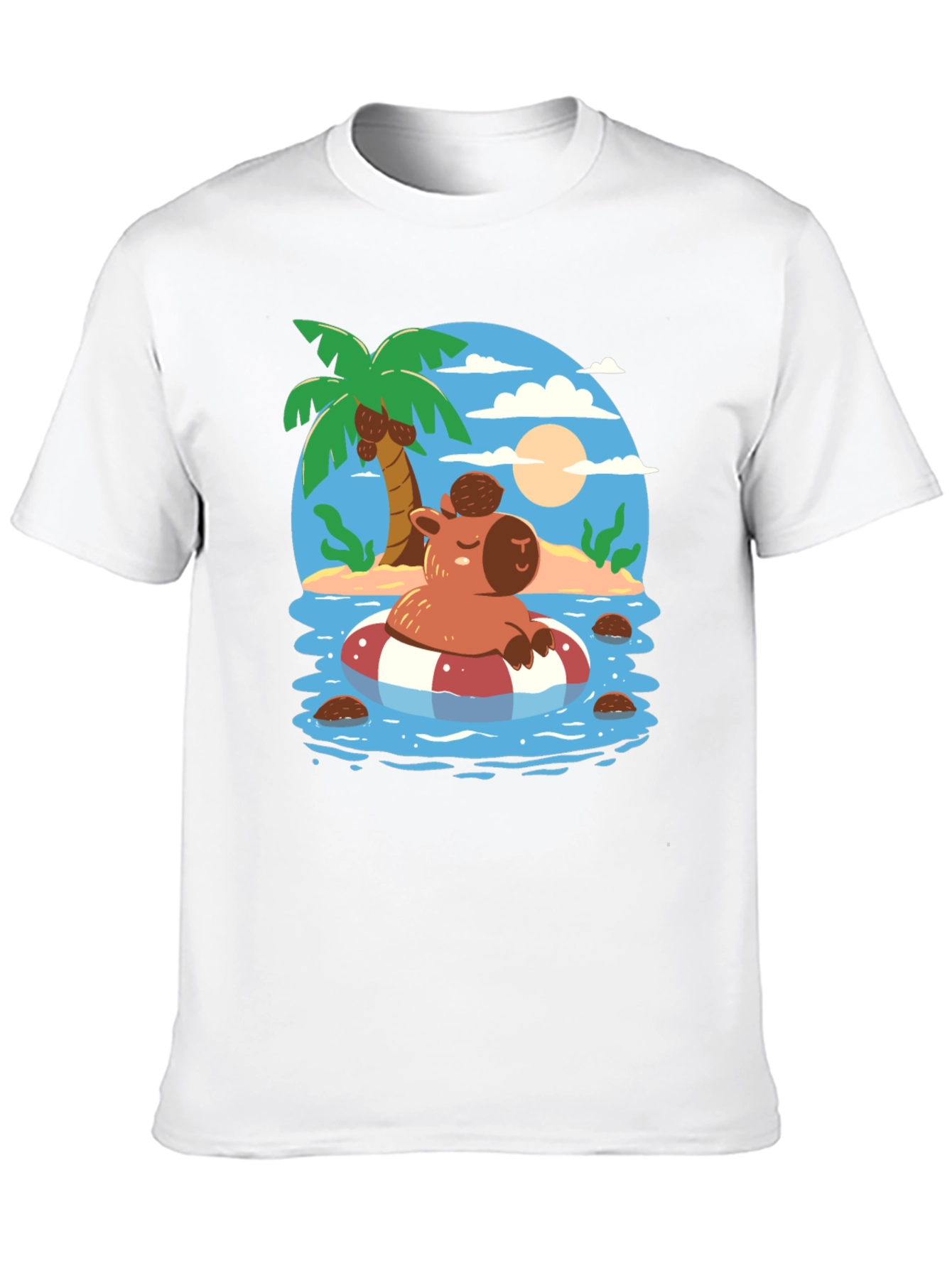 Relaxed Capybara Summer T-Shirt