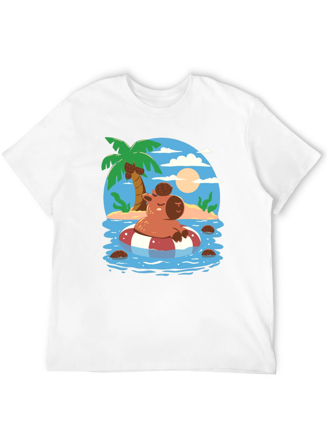Relaxed Capybara Summer T-Shirt