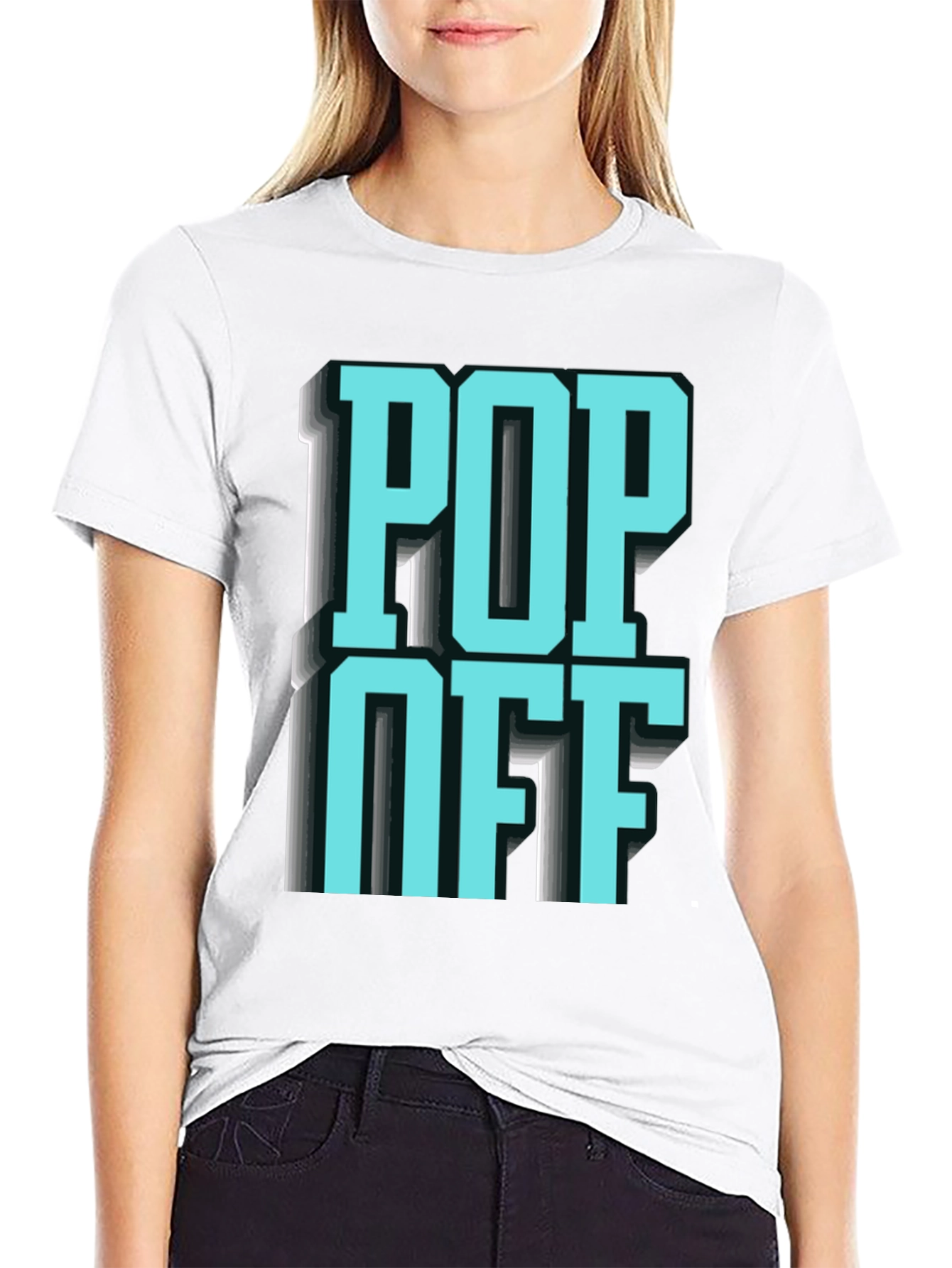 Pop Off Graphic Tee - Bold Statement Shirt